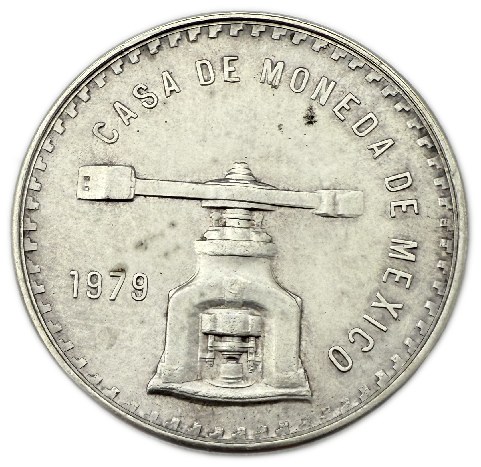 Mexico - 1 Troy Ounce Silver 1979 - Casa de Moneda de México - Silver 925, 33.625g (31.10g net silver, 1 oz) - 1 0