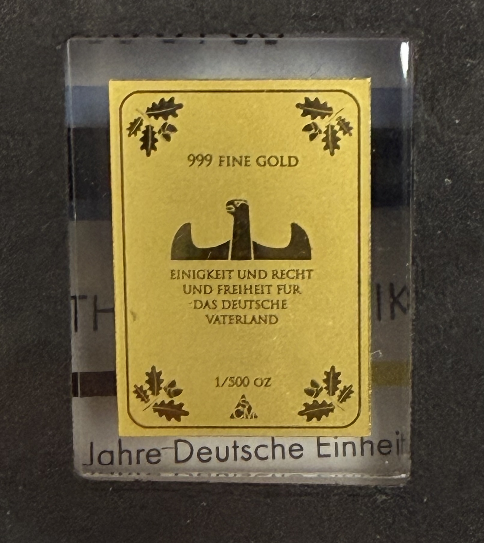Germany - 30 Years of German Unity - Set of 12 Gold Bars - .999 Gold, Approx. 0.746g (Approx. 0.745g Net Pure Gold) ... - 1 15
