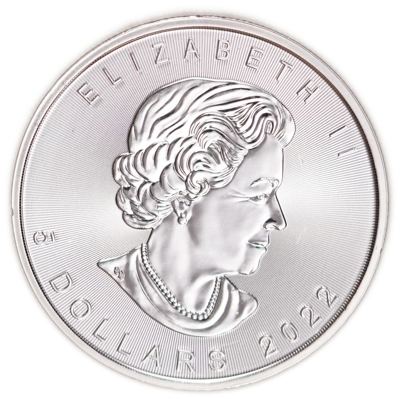 Canada - 5 Dollars 2022, Silver Maple Leaf - .9999 Silver, 31.11 g (Approximately 31.1 g of Pure Silver, 1 Ounce) - 1 1