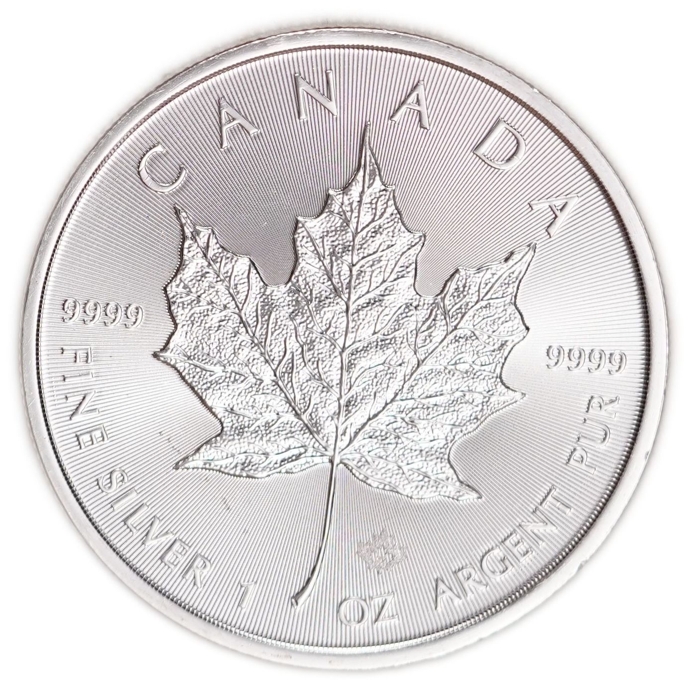 Canada - 5 Dollars 2022, Silver Maple Leaf - .9999 Silver, 31.11 g (Approximately 31.1 g of Pure Silver, 1 Ounce) - 1 0