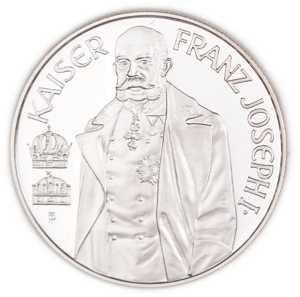 Austria - 100 Schilling 1994, Emperor Franz Joseph I - .900 Silver, 20 g (18 g Pure Silver, Approximately 0.579 ... - 1 0