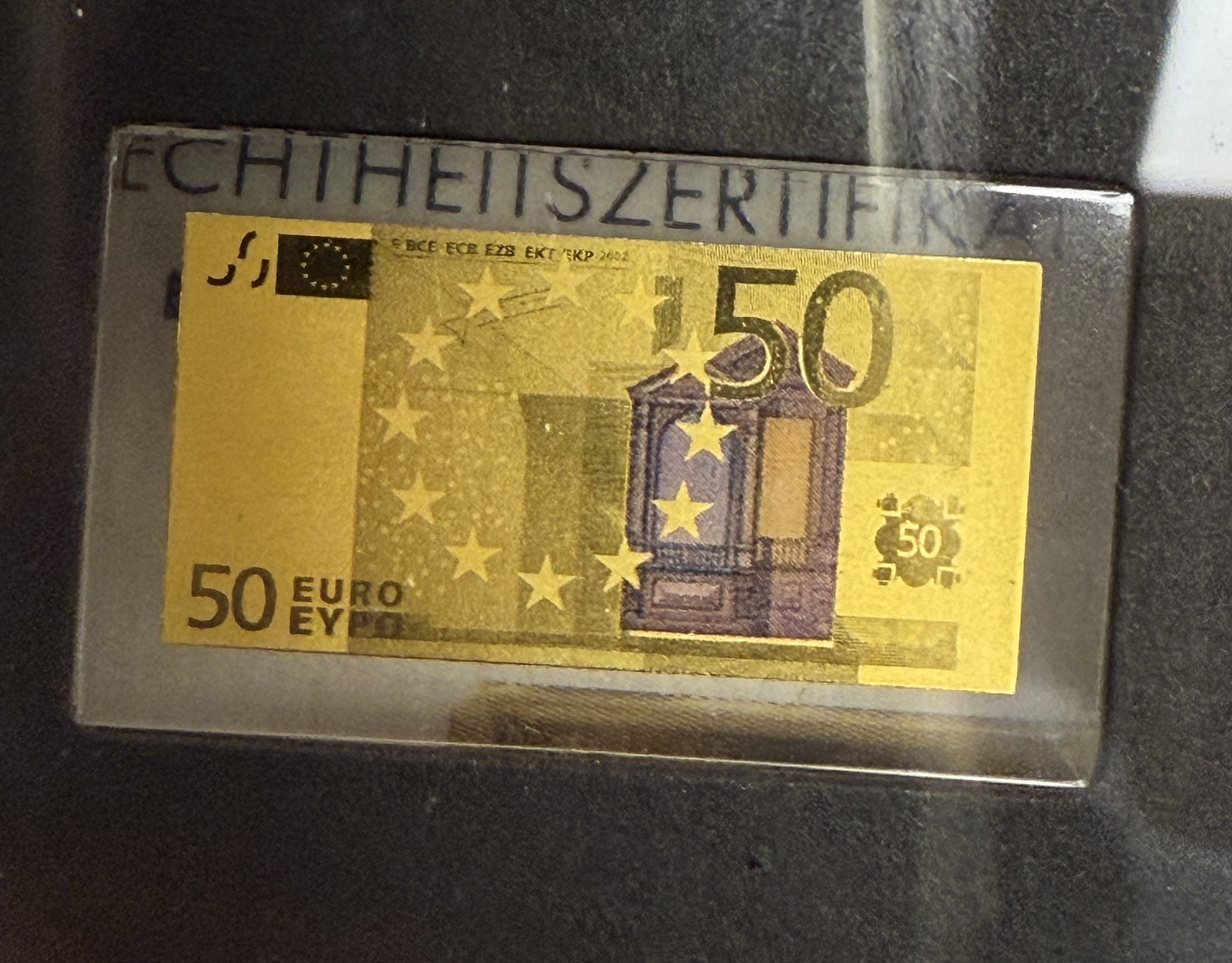 Gold Bars - Euro Banknotes Series - 13 Gold .999 Miniature Bars Featuring €5–€500 Denominations - Approximately ... - 1 19