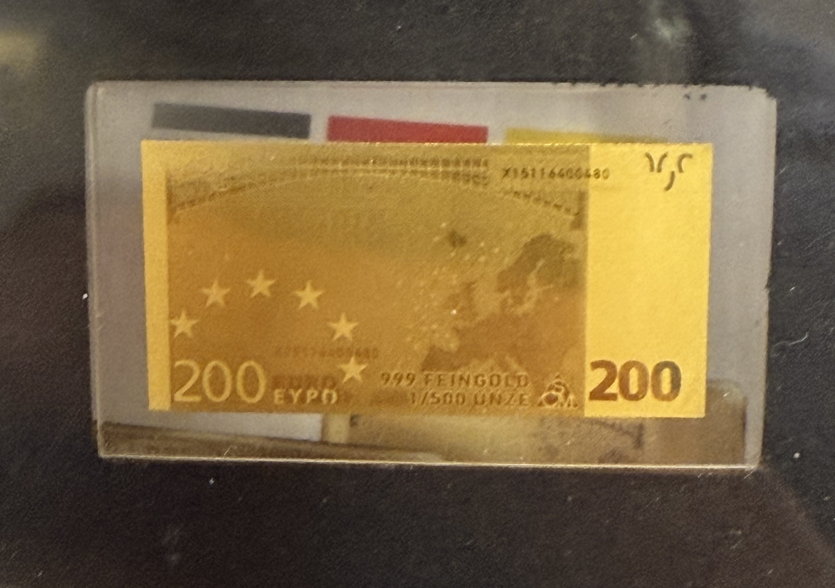 Gold Bars - Euro Banknotes Series - 13 Gold .999 Miniature Bars Featuring €5–€500 Denominations - Approximately ... - 1 25