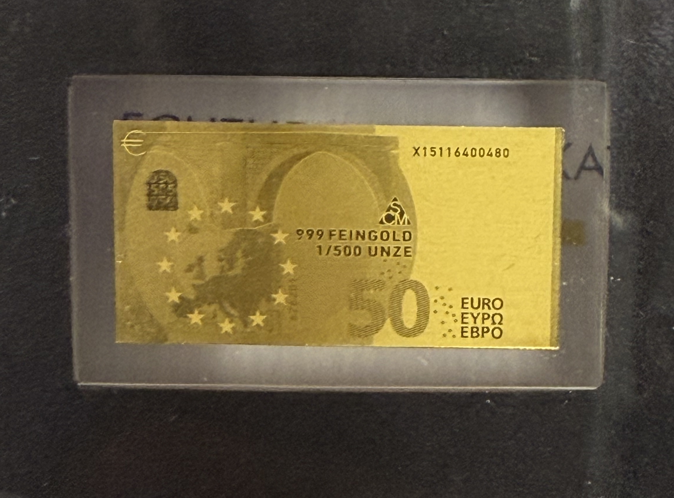 Gold Bars - Euro Banknotes Series - 13 Gold .999 Miniature Bars Featuring €5–€500 Denominations - Approximately ... - 1 7
