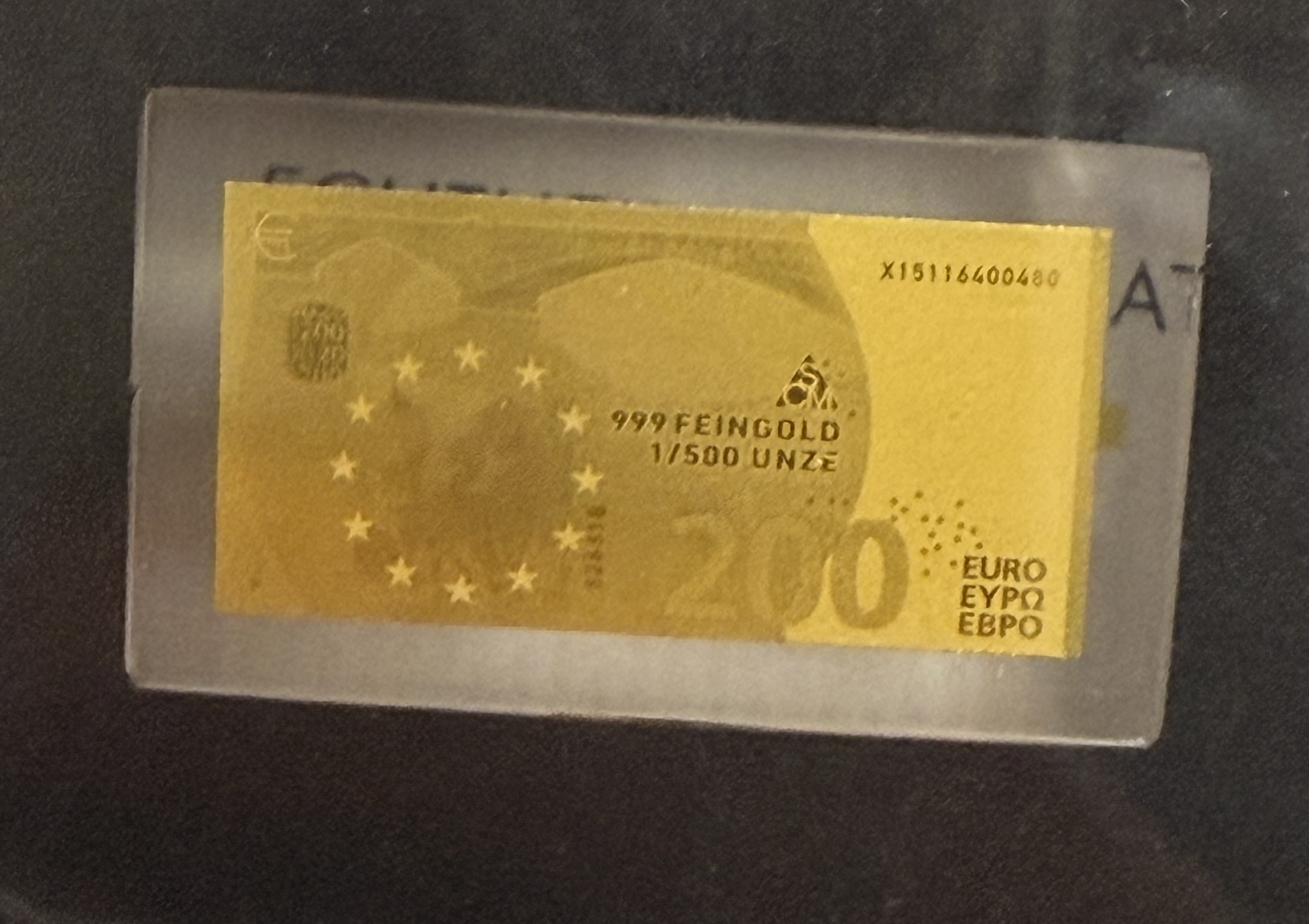 Gold Bars - Euro Banknotes Series - 13 Gold .999 Miniature Bars Featuring €5–€500 Denominations - Approximately ... - 1 12