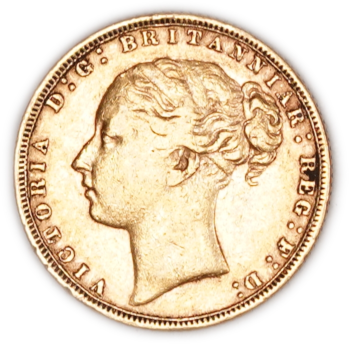 Great Britain - 1 Sovereign 1873 - Queen Victoria - Young Head - St. George Reverse - Spink 3856A - Marsh 86 - Gold ... - 1 1