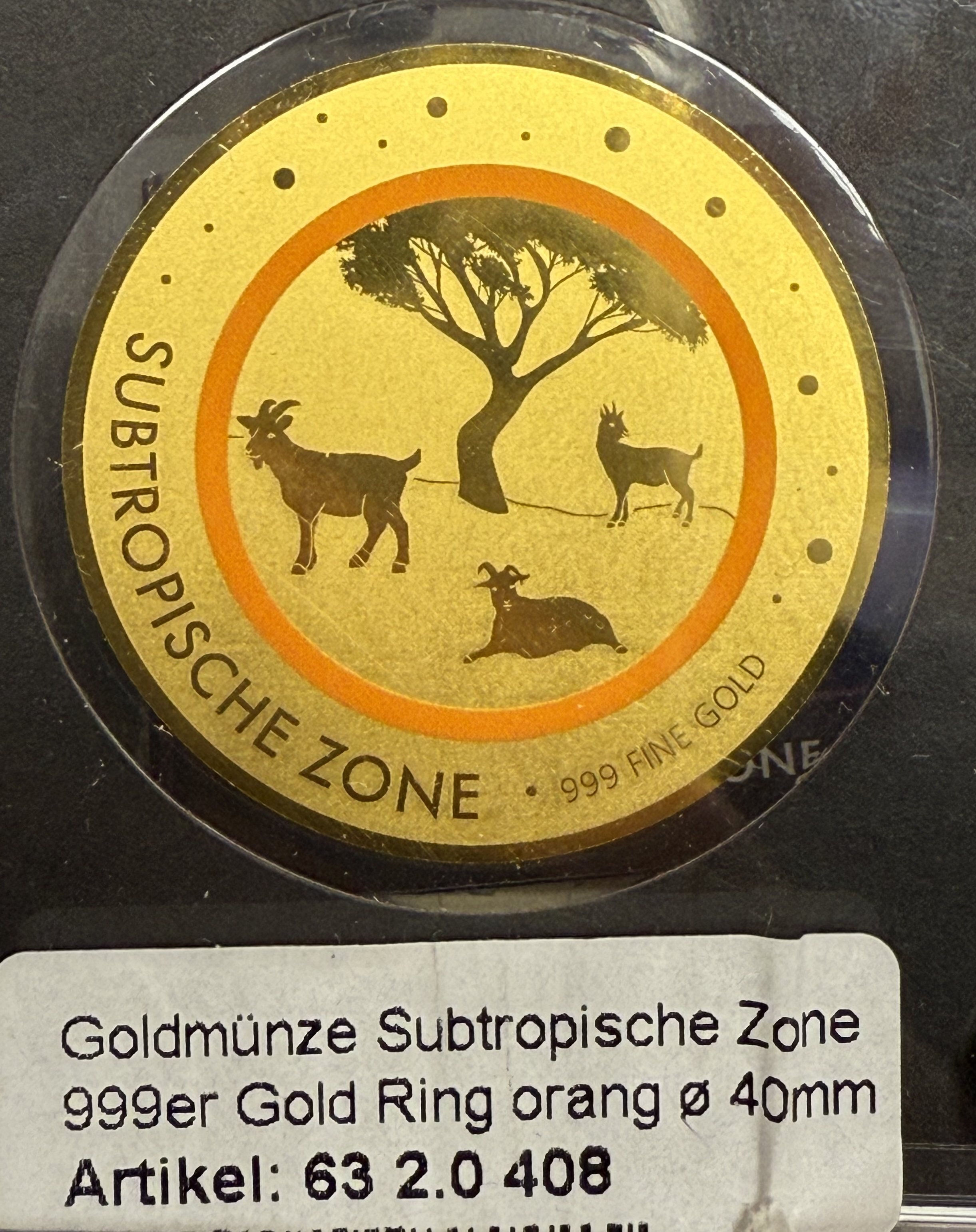Chad - 5,000 Francs CFA 2020 - Climate Zones of the Earth - Set of 5 Gold 999 Coins and a Gold 999 Clover Bar ... - 1 8