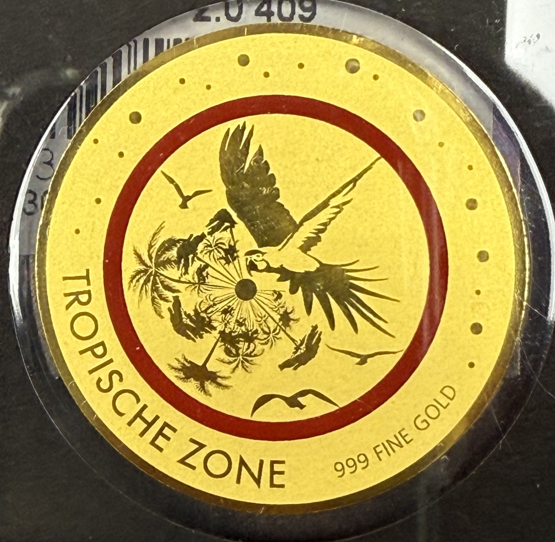 Chad - 5,000 Francs CFA 2020 - Climate Zones of the Earth - Set of 5 Gold 999 Coins and a Gold 999 Clover Bar ... - 1 12