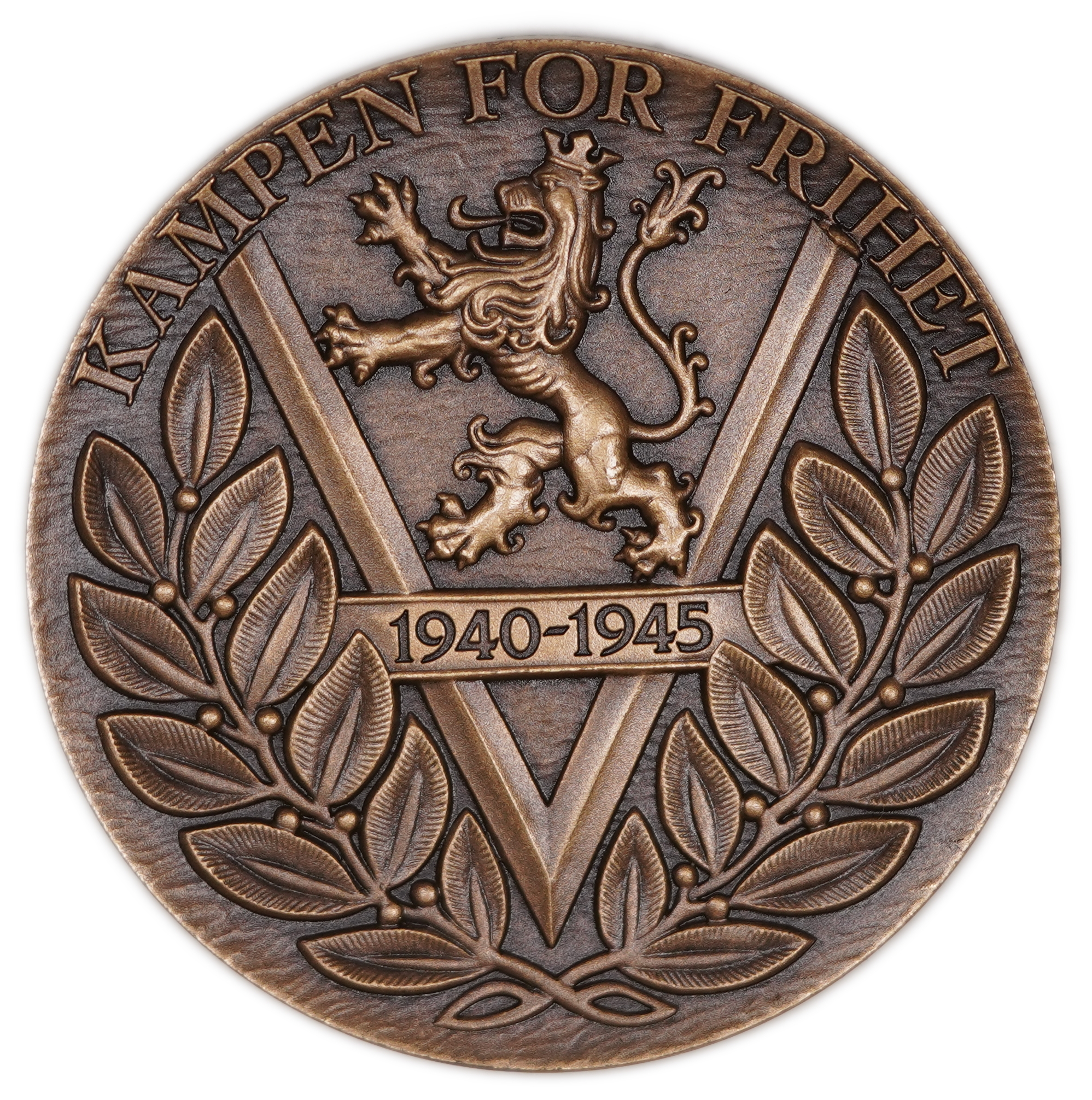 Judaica / Zionism - Denmark - Rescue of Danish Jews During the Holocaust - Bronze Medal - 1 1