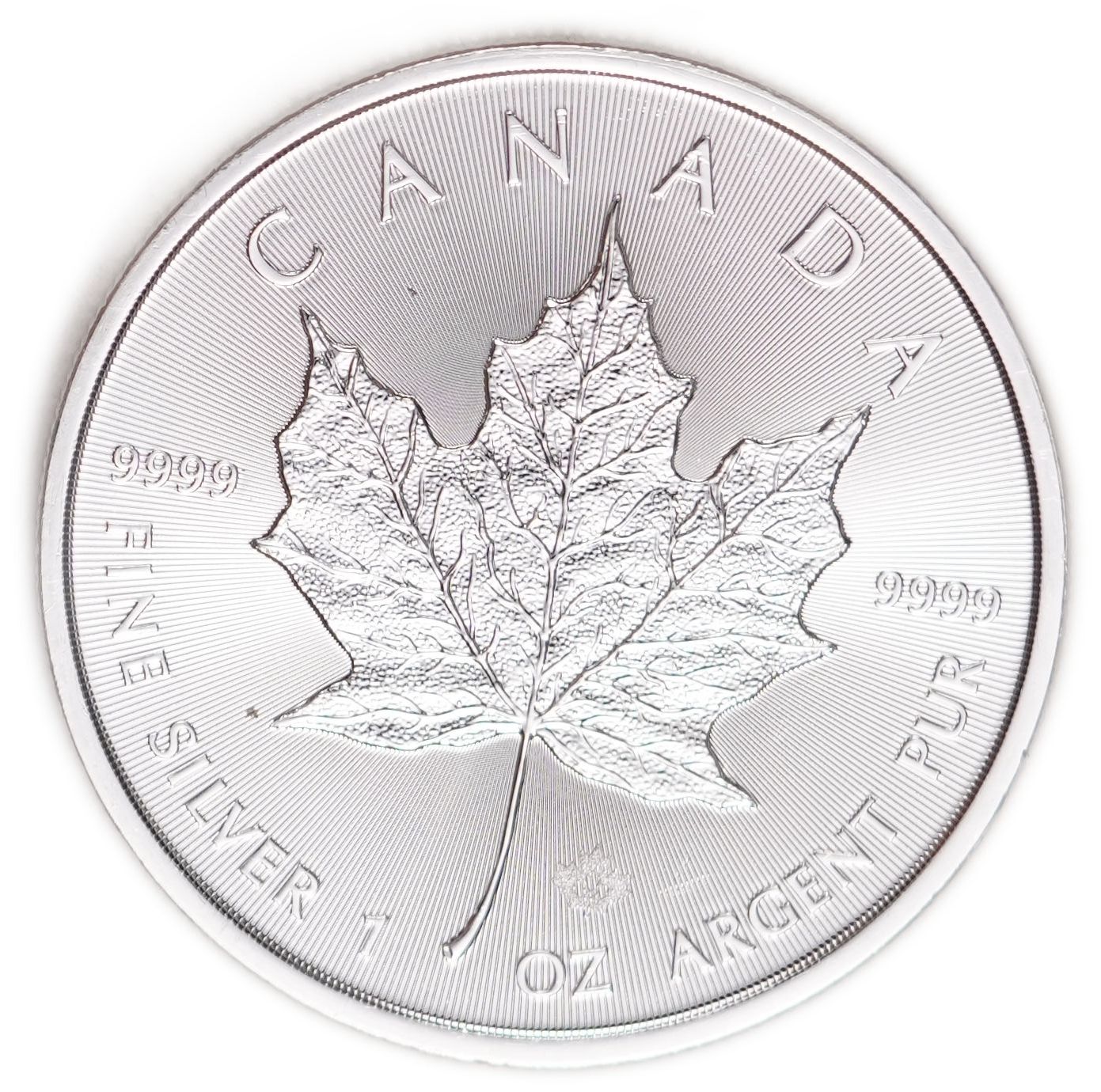 Canada - 5 Dollars 2022, Silver Maple Leaf - .9999 Silver, 31.11 g (Approximately 31.1 g of Pure Silver, 1 Ounce) - 1 0