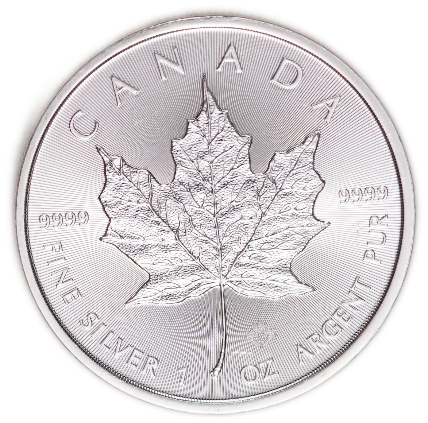 Canada - 5 Dollars 2022, Silver Maple Leaf - .9999 Silver, 31.11 g (Approximately 31.1 g of Pure Silver, 1 Ounce) - 1 0
