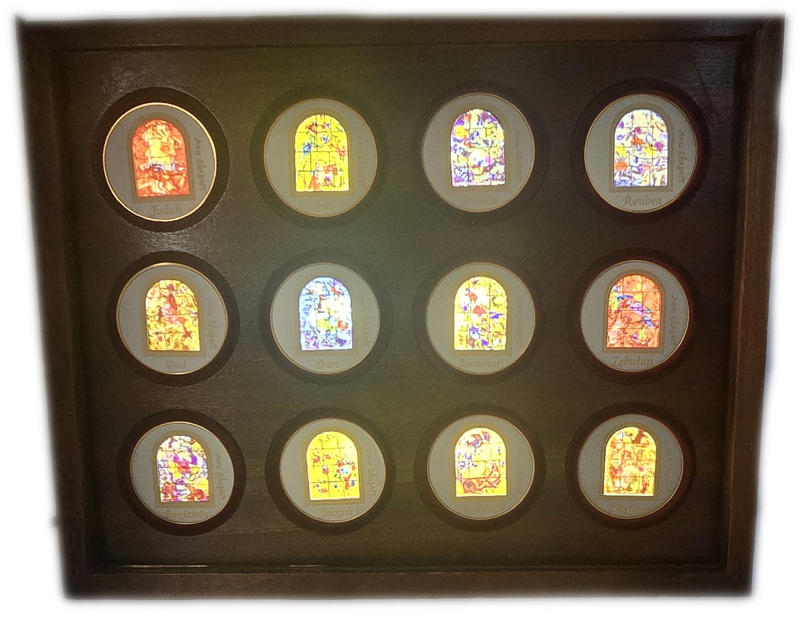 Israel - Marc Chagall, Windows of the Twelve Tribes of Israel - Set of 12 Medals Incorporating Sterling Silver and ... - 1 19