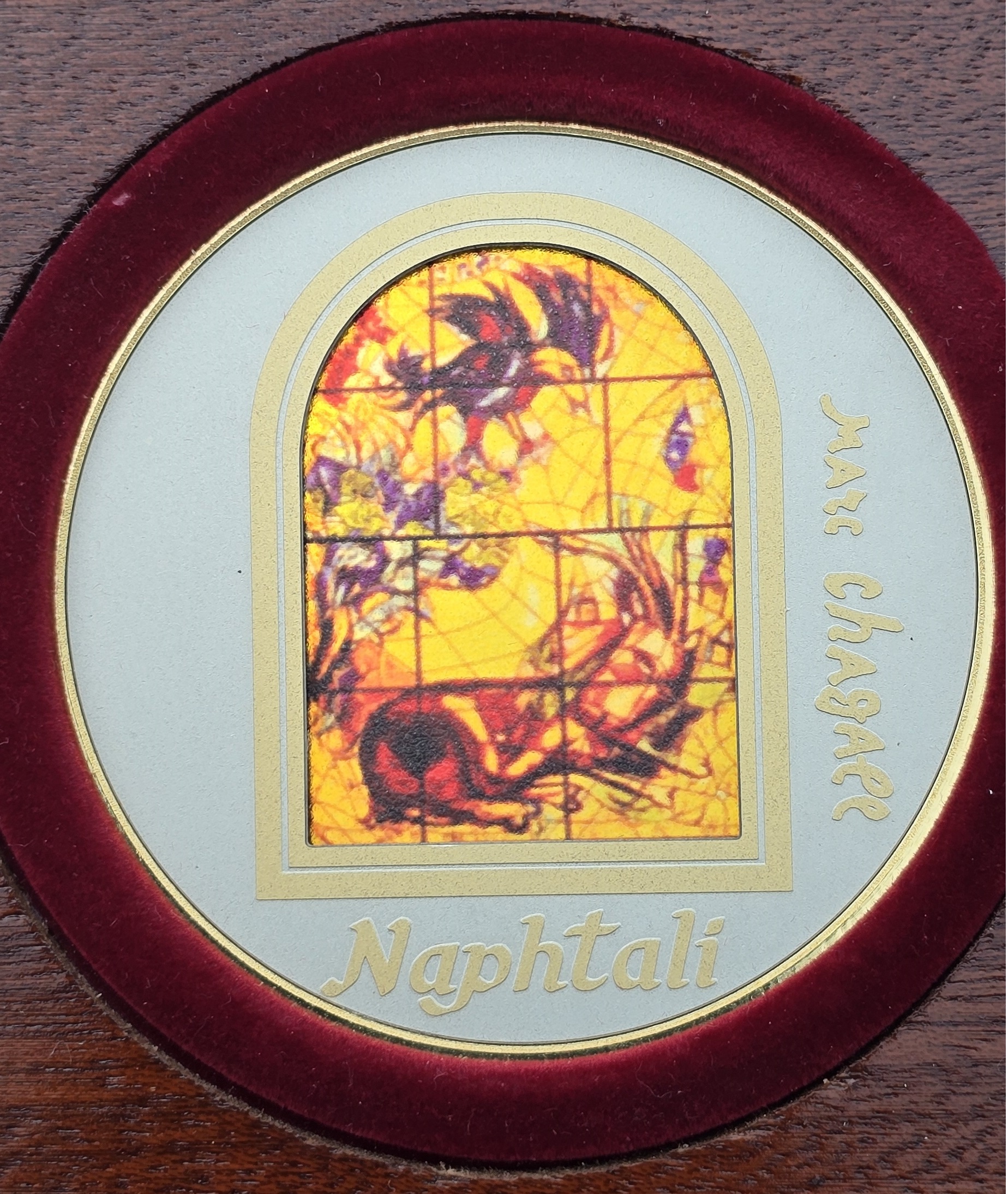 Israel - Marc Chagall, Windows of the Twelve Tribes of Israel - Set of 12 Medals Incorporating Sterling Silver and ... - 1 7