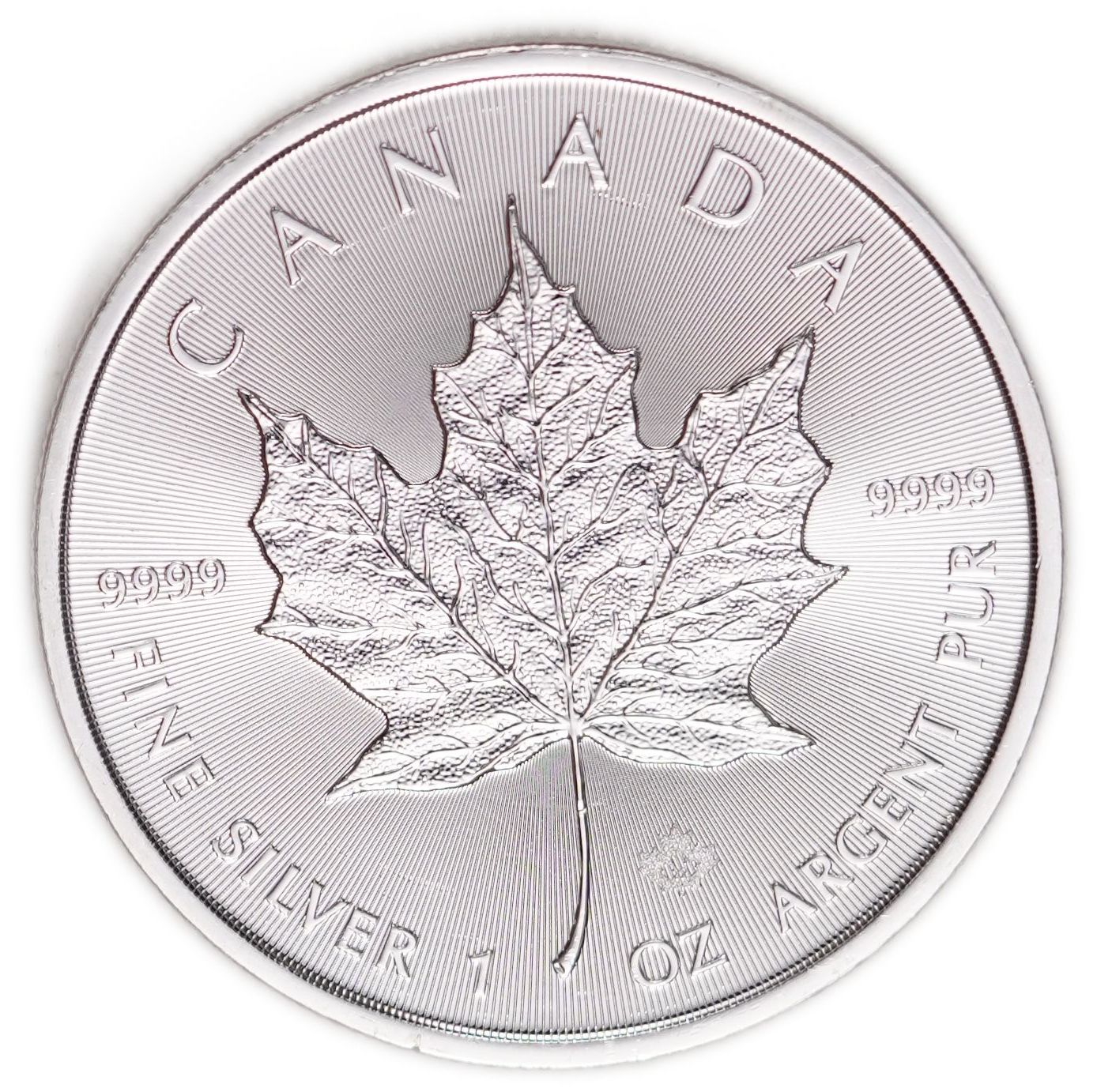 Canada - 5 Dollars 2022, Silver Maple Leaf - .9999 Silver, 31.11 g (Approximately 31.1 g of Pure Silver, 1 Ounce) - 1 0