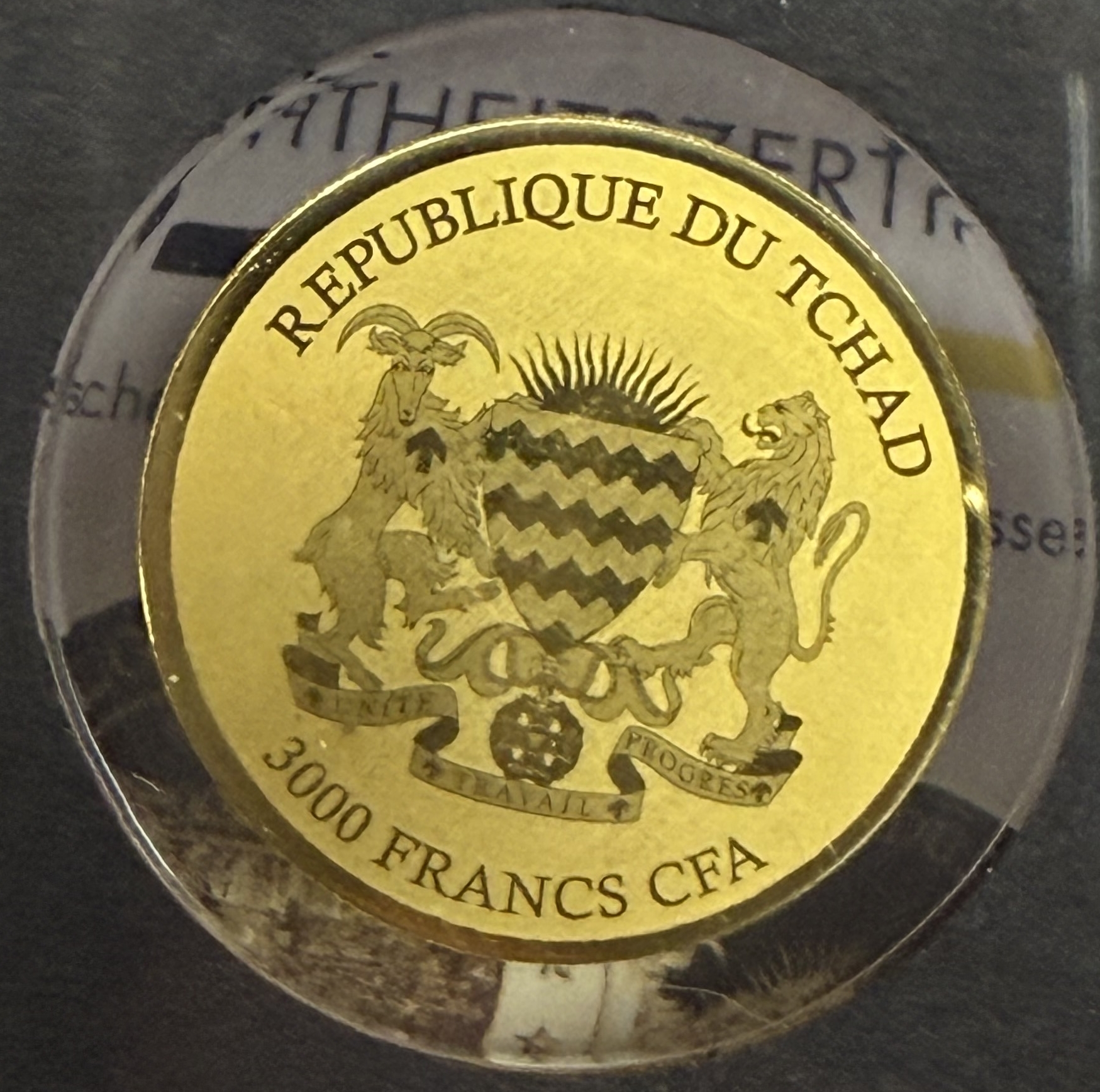 Chad - “German Landmarks and Events in Gold” Series 2020 - 10×3,000 CFA Franc Gold Coins - .999 Gold, Approximately ... - 1 8