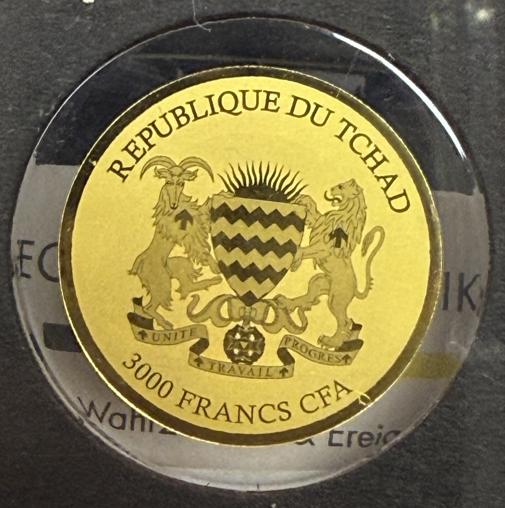 Chad - “German Landmarks and Events in Gold” Series 2020 - 10×3,000 CFA Franc Gold Coins - .999 Gold, Approximately ... - 1 18