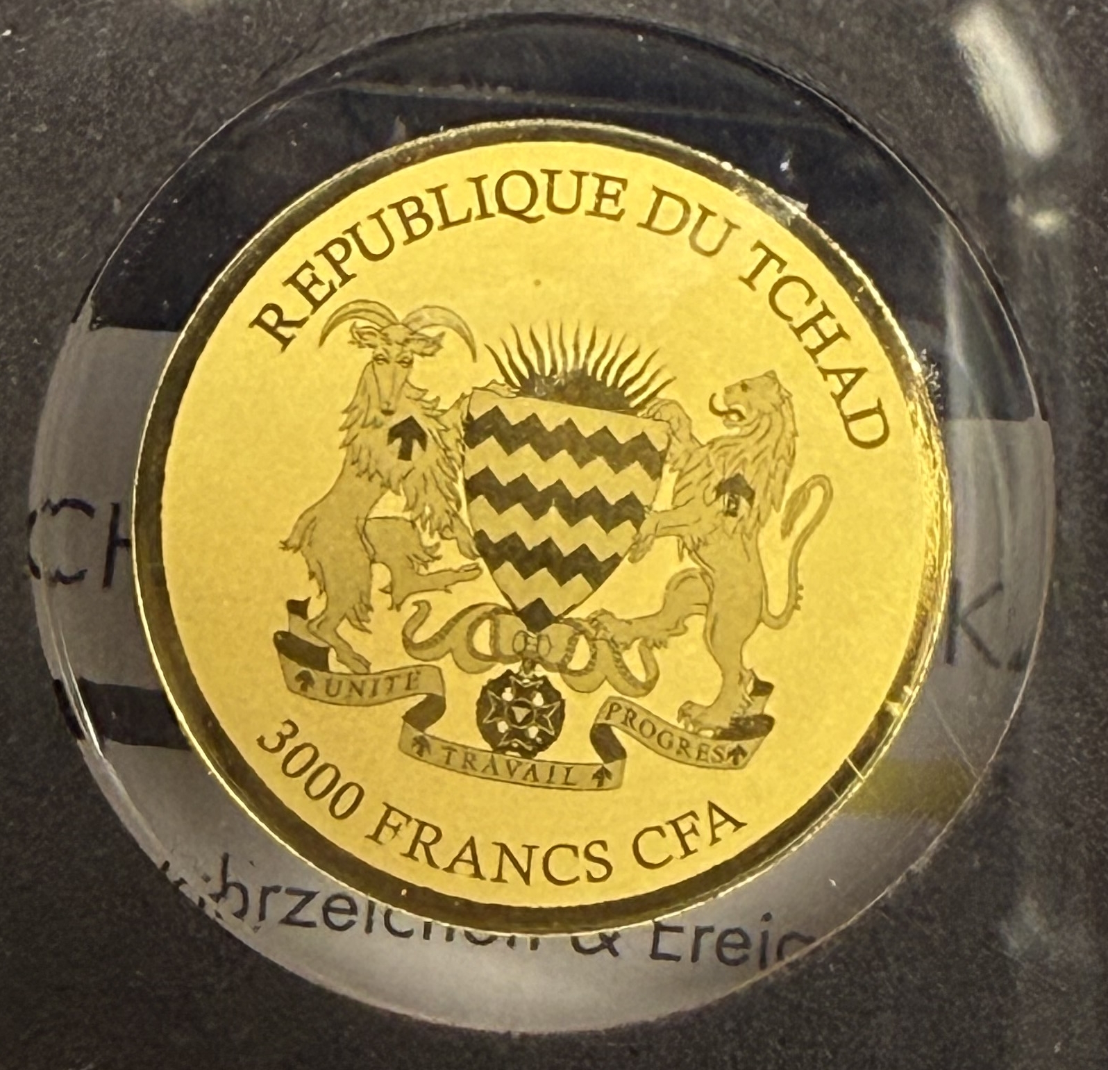 Chad - “German Landmarks and Events in Gold” Series 2020 - 10×3,000 CFA Franc Gold Coins - .999 Gold, Approximately ... - 1 20