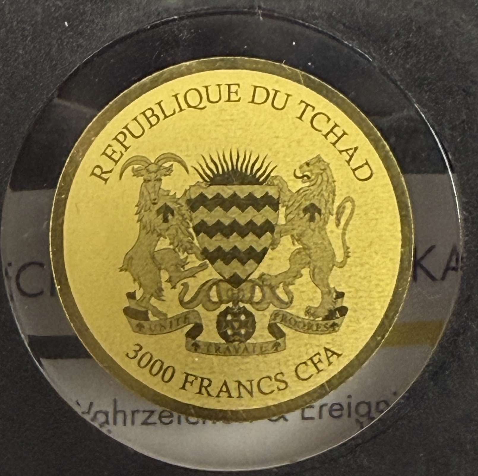 Chad - “German Landmarks and Events in Gold” Series 2020 - 10×3,000 CFA Franc Gold Coins - .999 Gold, Approximately ... - 1 4
