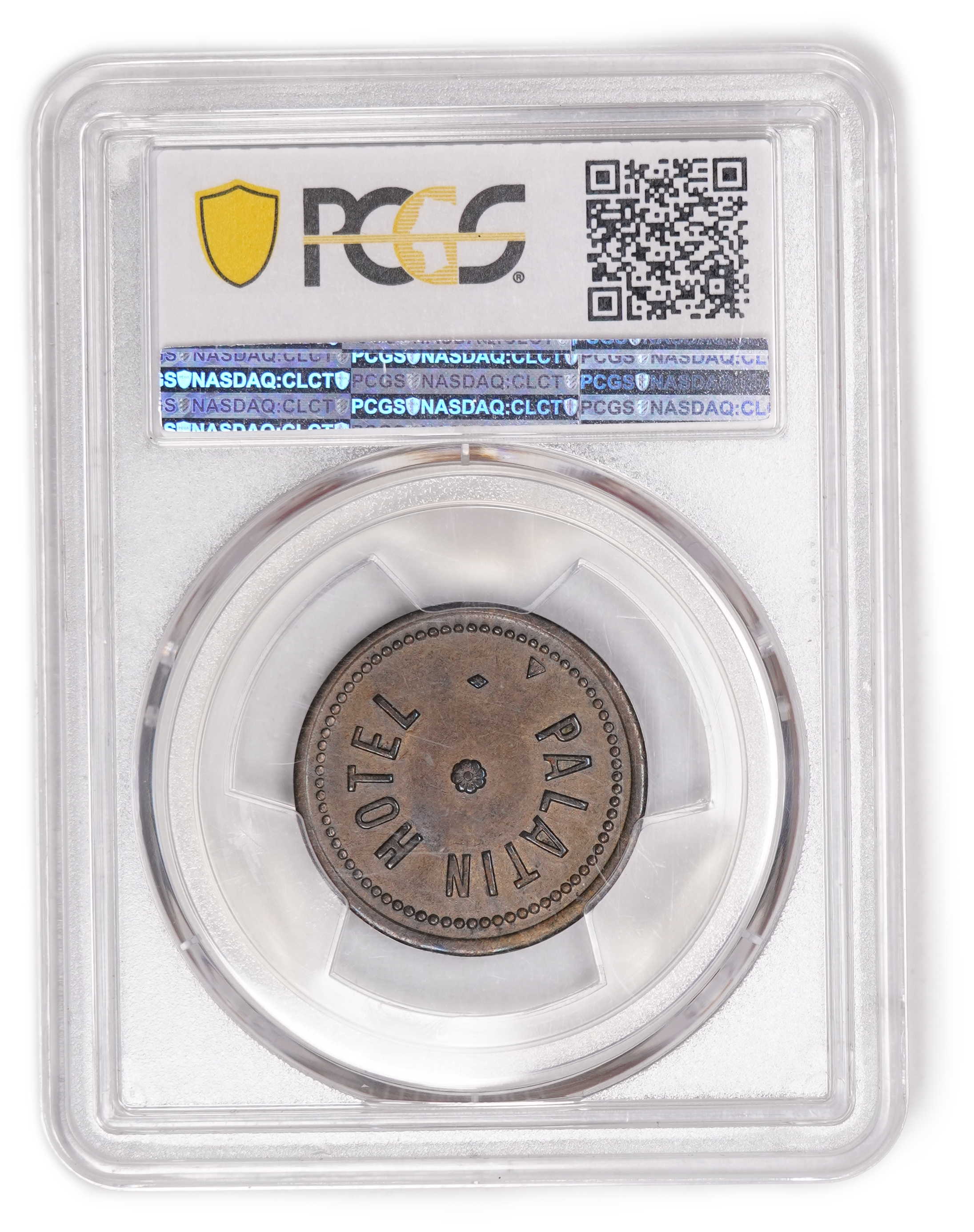 Palestine - 5 Piastres 1930 - Palatin Hotel - PCGS AU 58 - Haffner CC-5B - 1 3
