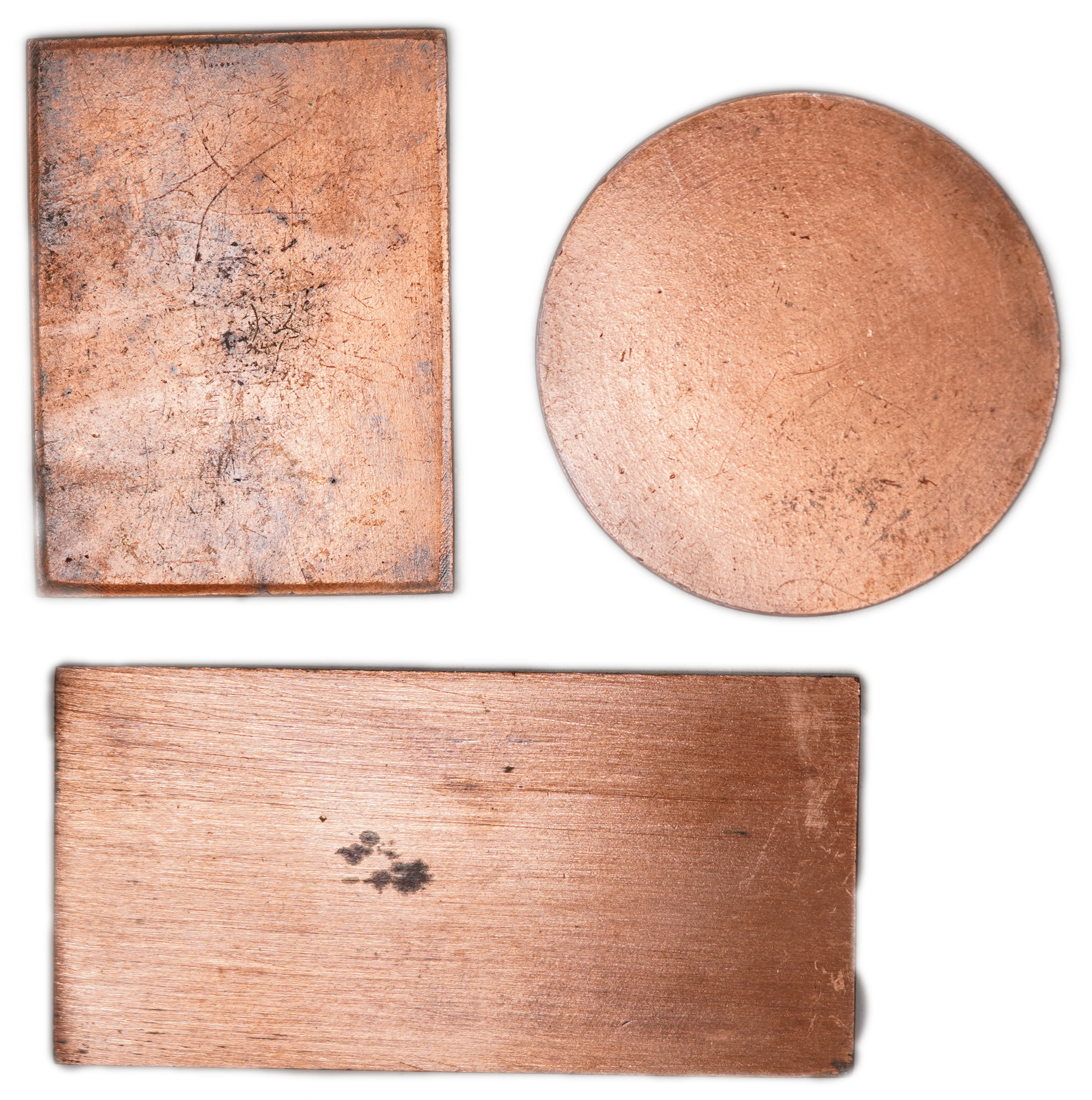 Israel - Lot of 3 Bronze-Coloured Items: Medal and 2 Plaques, Herzliya Hebrew Gymnasium and Dr. Chaim Weizmann - 1 1