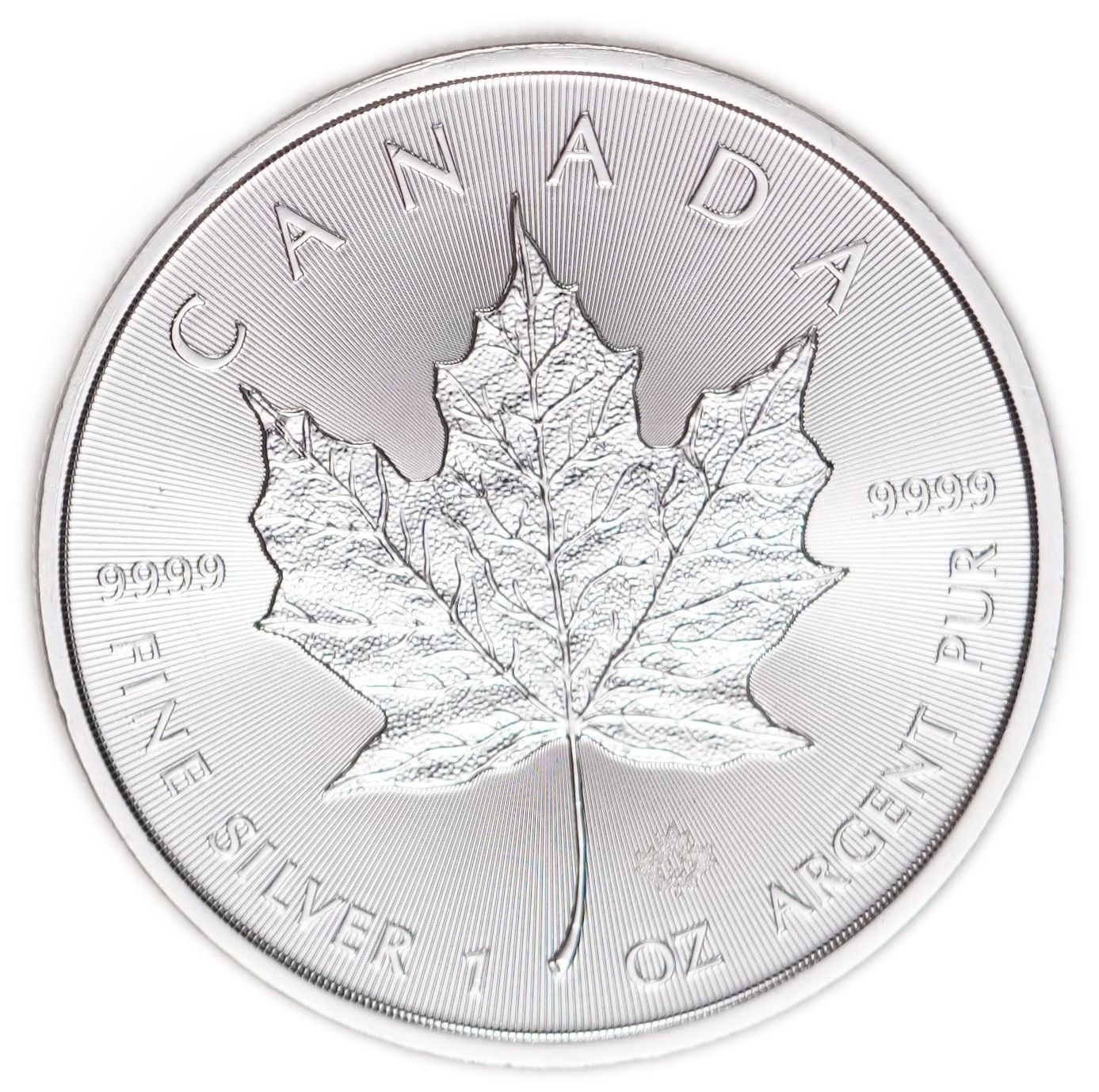 Canada - 5 Dollars 2022, Silver Maple Leaf - .9999 Silver, 31.11 g (Approximately 31.1 g of Pure Silver, 1 Ounce) - 1 0