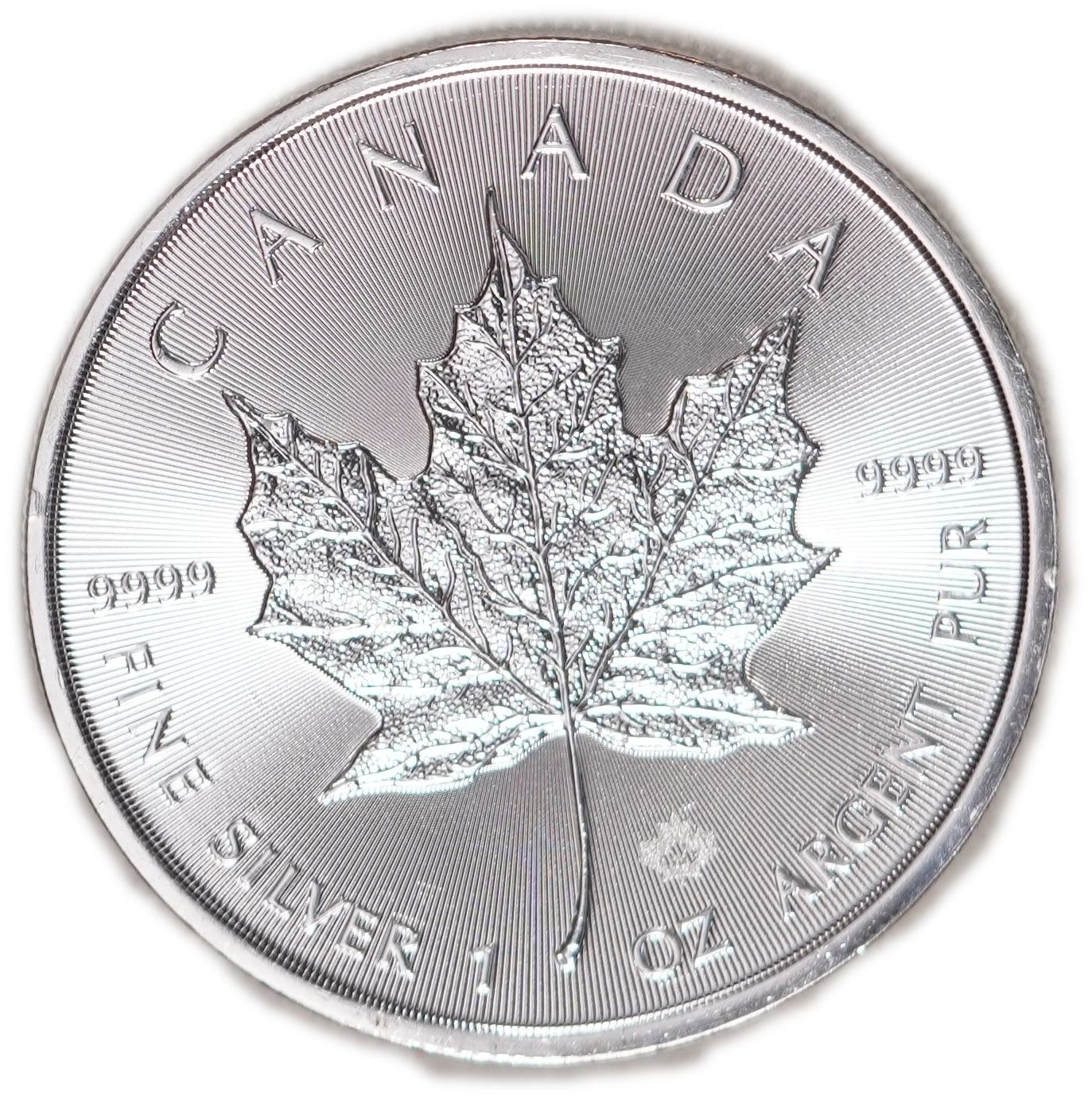 Canada - 5 Dollars 2022, Silver Maple Leaf - .9999 Silver, 31.11 g (Approximately 31.1 g of Pure Silver, 1 Ounce) - 1 0