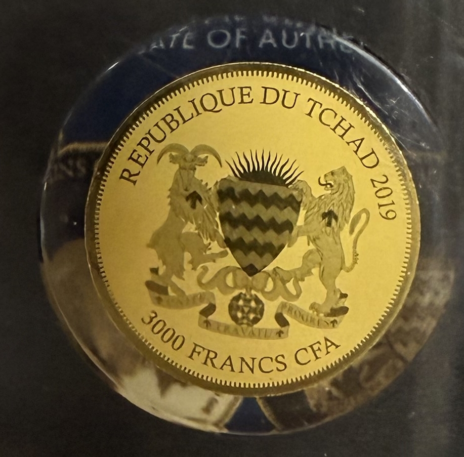 Chad - Set of 12 Gold Coins 3,000 Francs 2019 - Bullion Coins of the World - .999 Gold, Approx. 0.746g (Approx. ... - 1 30
