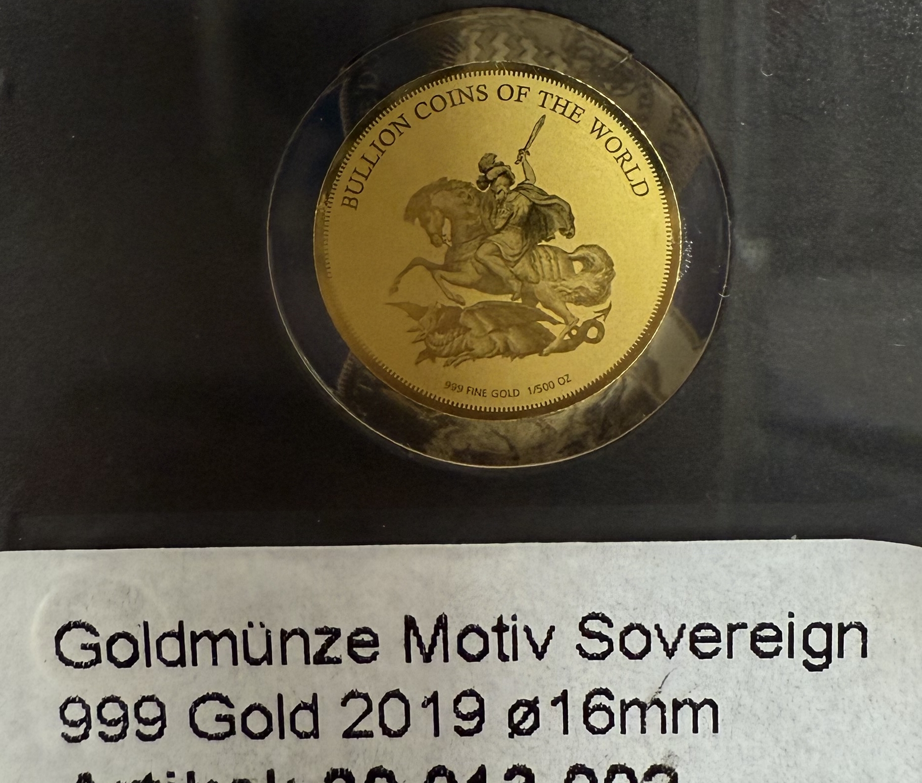 Chad - Set of 12 Gold Coins 3,000 Francs 2019 - Bullion Coins of the World - .999 Gold, Approx. 0.746g (Approx. ... - 1 13