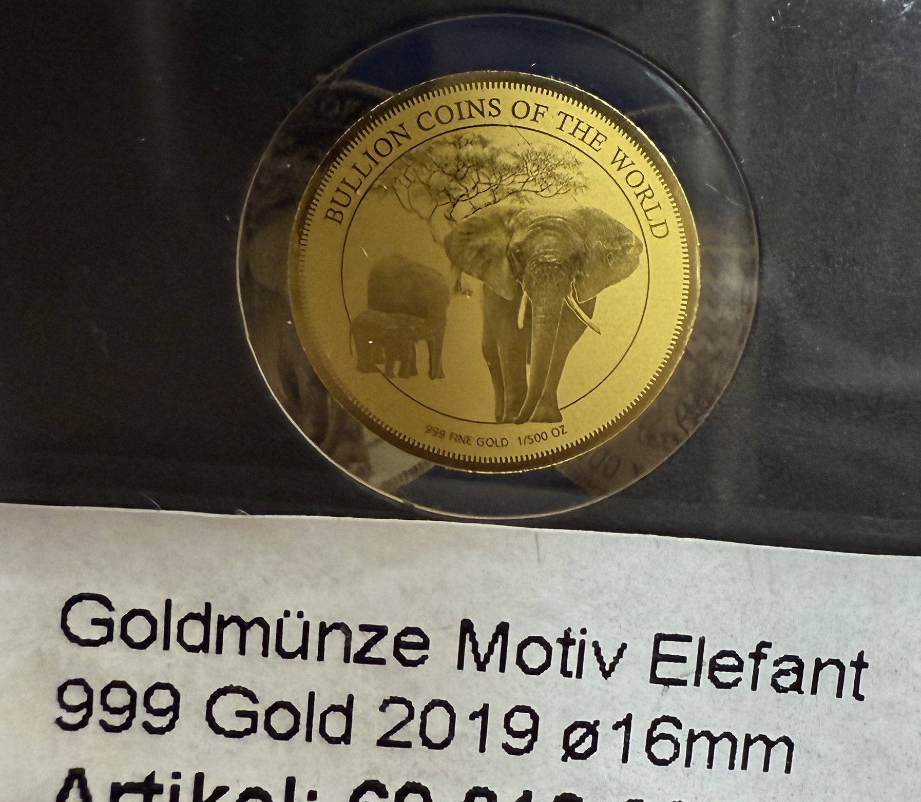 Chad - Set of 12 Gold Coins 3,000 Francs 2019 - Bullion Coins of the World - .999 Gold, Approx. 0.746g (Approx. ... - 1 15