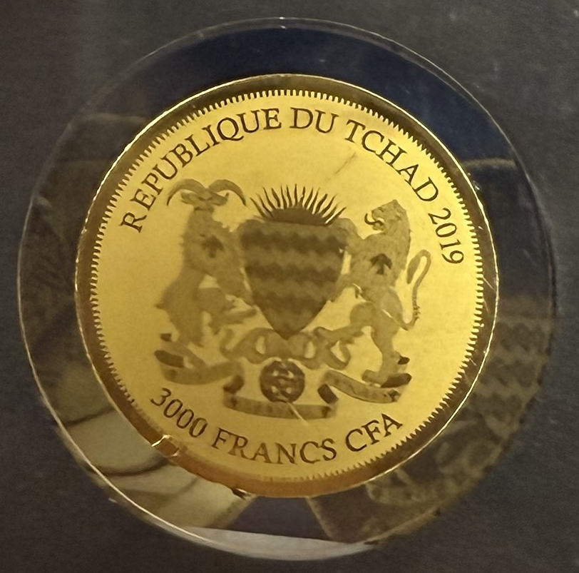 Chad - Set of 12 Gold Coins 3,000 Francs 2019 - Bullion Coins of the World - .999 Gold, Approx. 0.746g (Approx. ... - 1 28