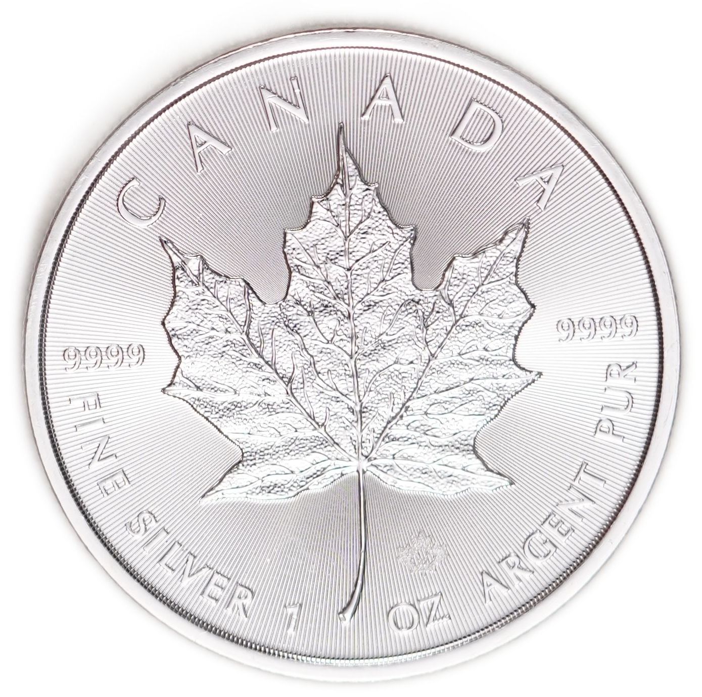 Canada - 5 Dollars 2022, Silver Maple Leaf - .9999 Silver, 31.11 g (Approximately 31.1 g of Pure Silver, 1 Ounce) - 1 0
