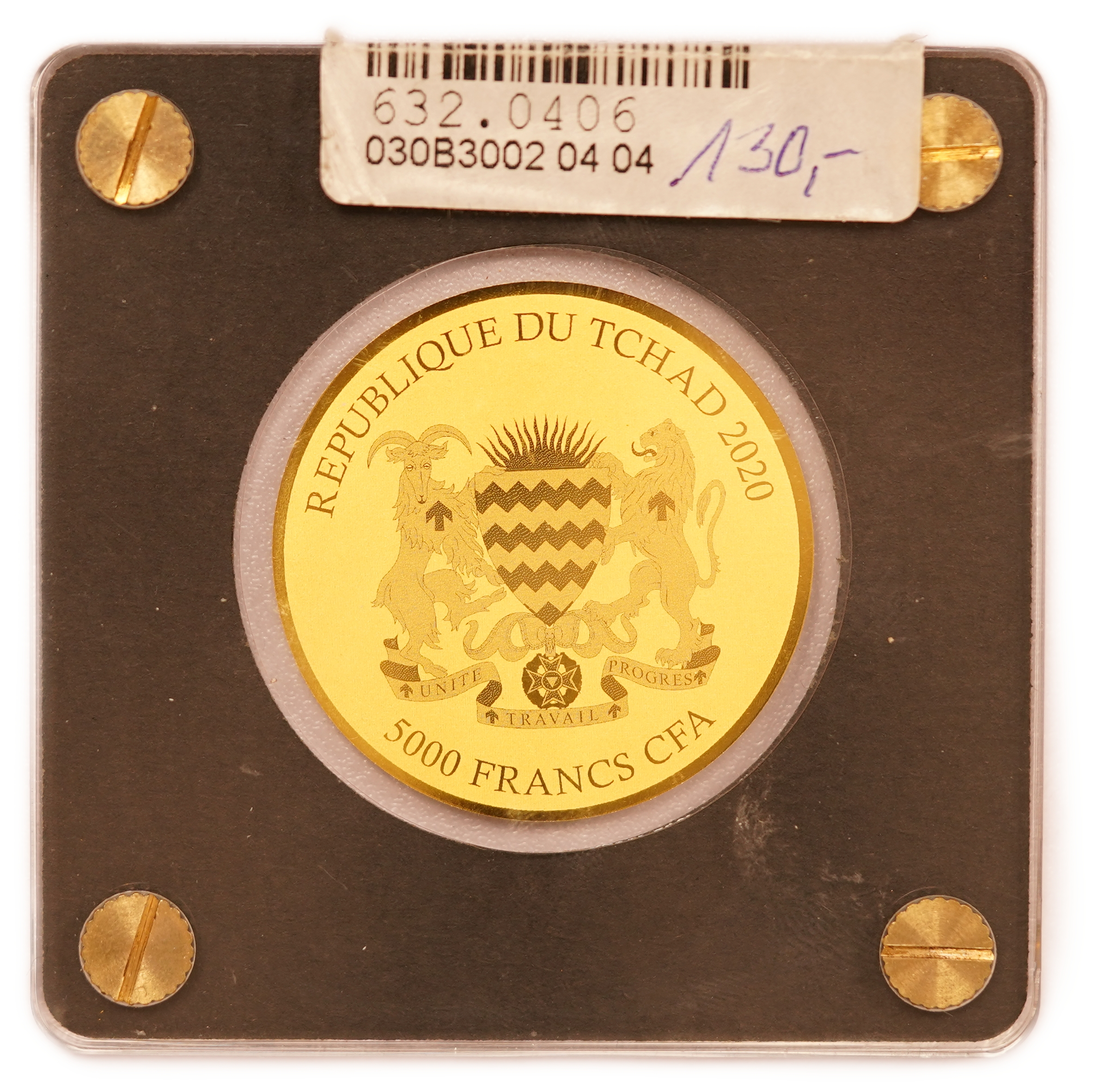 Chad - 5,000 Francs CFA 2020 - Polar Climate Zone - Lot of 3 Gold 999 Coins, 1/200oz Each (approx. 0.47g Pure Gold ... - 1 5