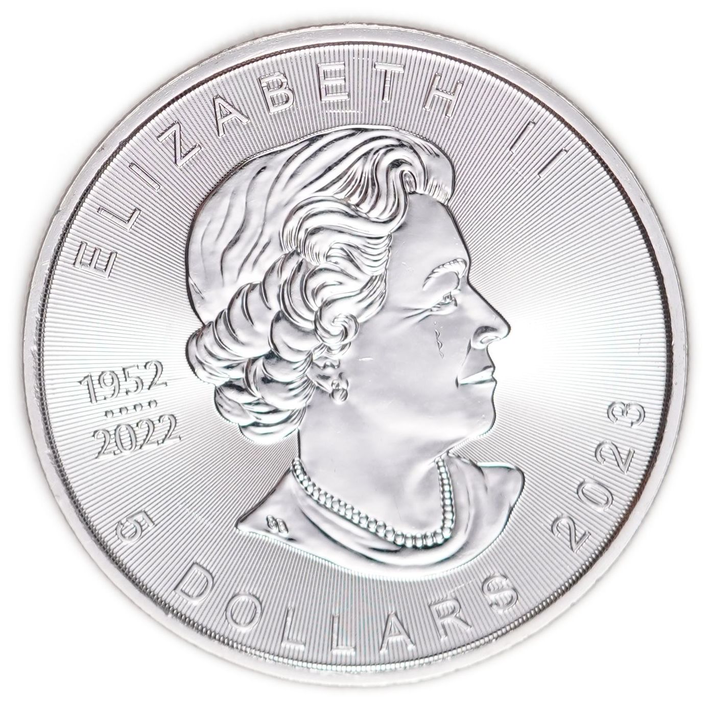 Canada - 5 Dollars 2022, Silver Maple Leaf - .9999 Silver, 31.11 g (Approximately 31.1 g of Pure Silver, 1 Ounce) - 1 1