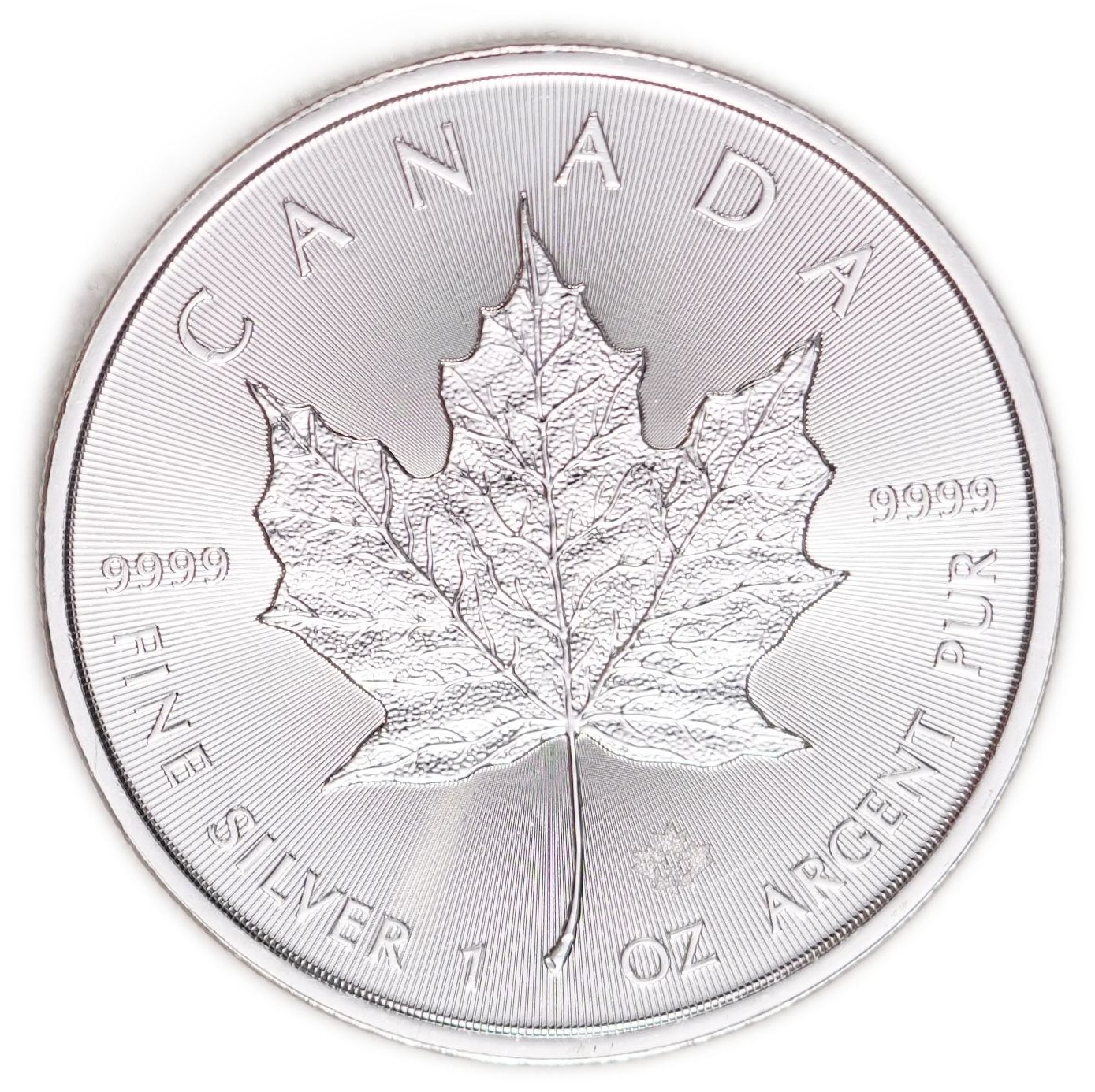Canada - 5 Dollars 2022, Silver Maple Leaf - .9999 Silver, 31.11 g (Approximately 31.1 g of Pure Silver, 1 Ounce) - 1 0