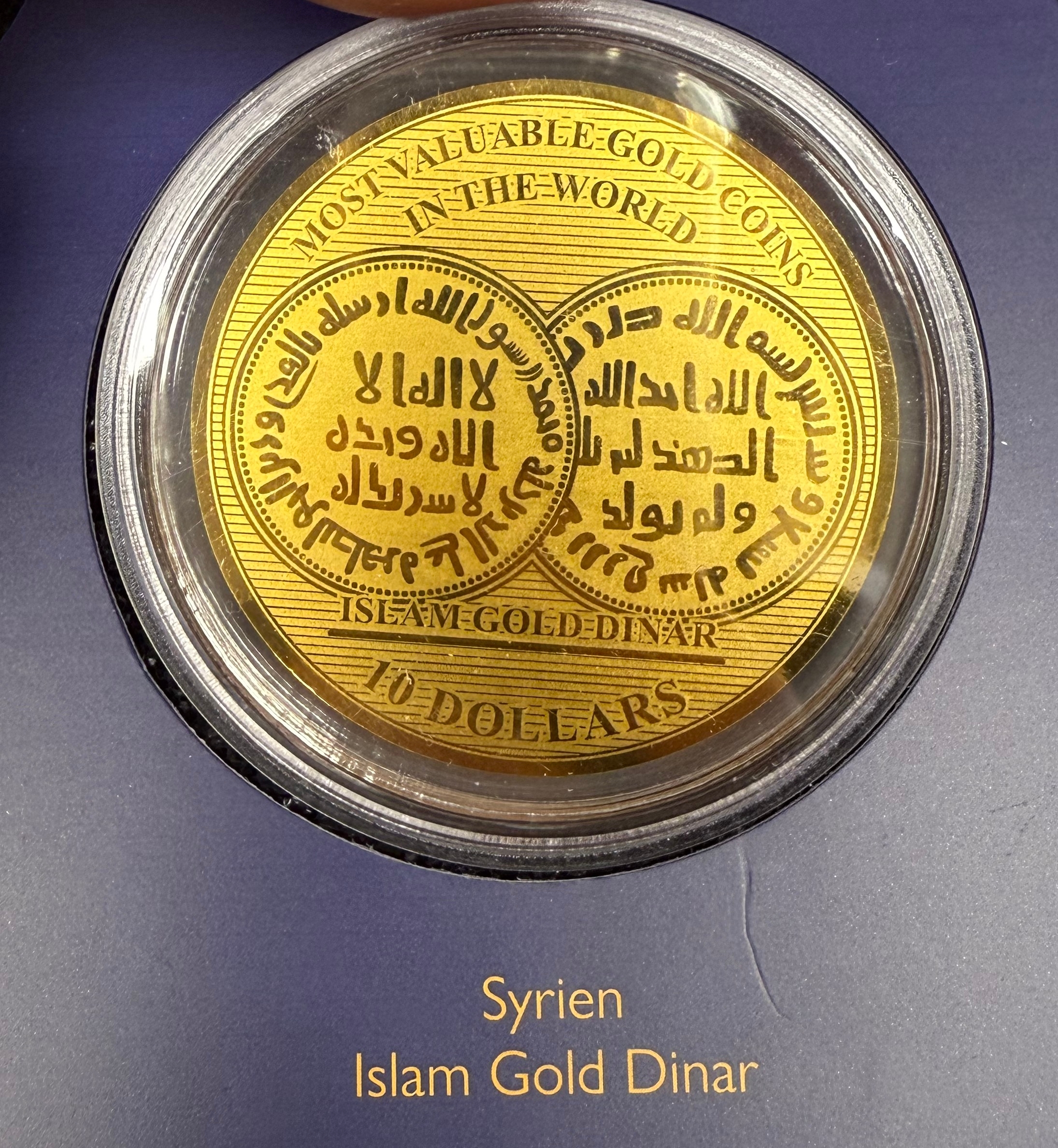 Solomon Islands - “The World’s Most Valuable Gold Coins” Series 2018 - 7×10 Dollar Coins - .999 Gold, Approximately ... - 1 10