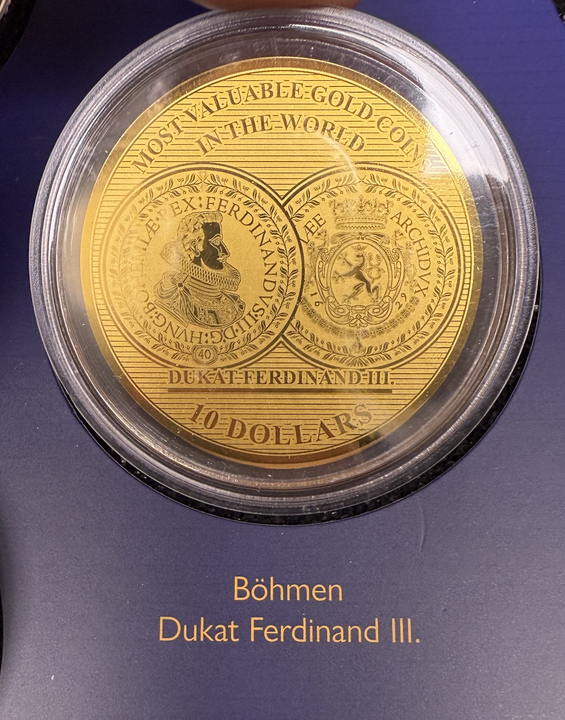 Solomon Islands - “The World’s Most Valuable Gold Coins” Series 2018 - 7×10 Dollar Coins - .999 Gold, Approximately ... - 1 4