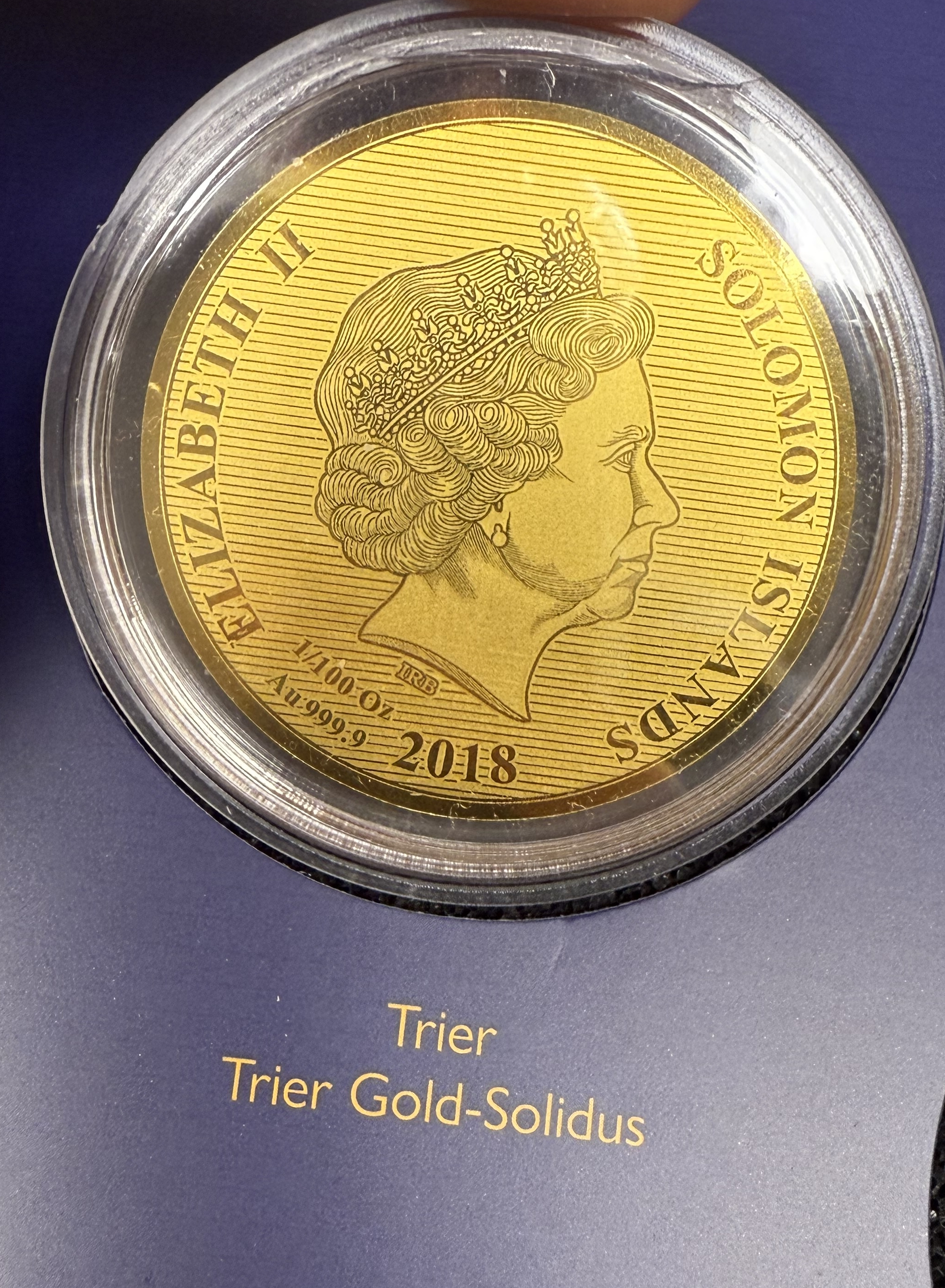 Solomon Islands - “The World’s Most Valuable Gold Coins” Series 2018 - 7×10 Dollar Coins - .999 Gold, Approximately ... - 1 9