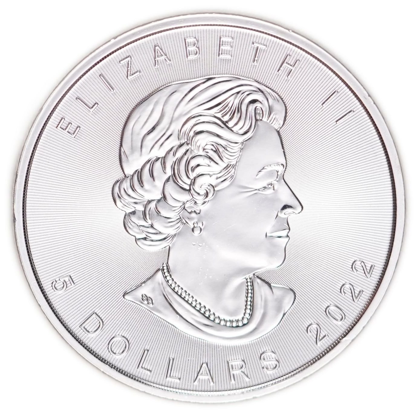 Canada - 5 Dollars 2022, Silver Maple Leaf - .9999 Silver, 31.11 g (Approximately 31.1 g of Pure Silver, 1 Ounce) - 1 1