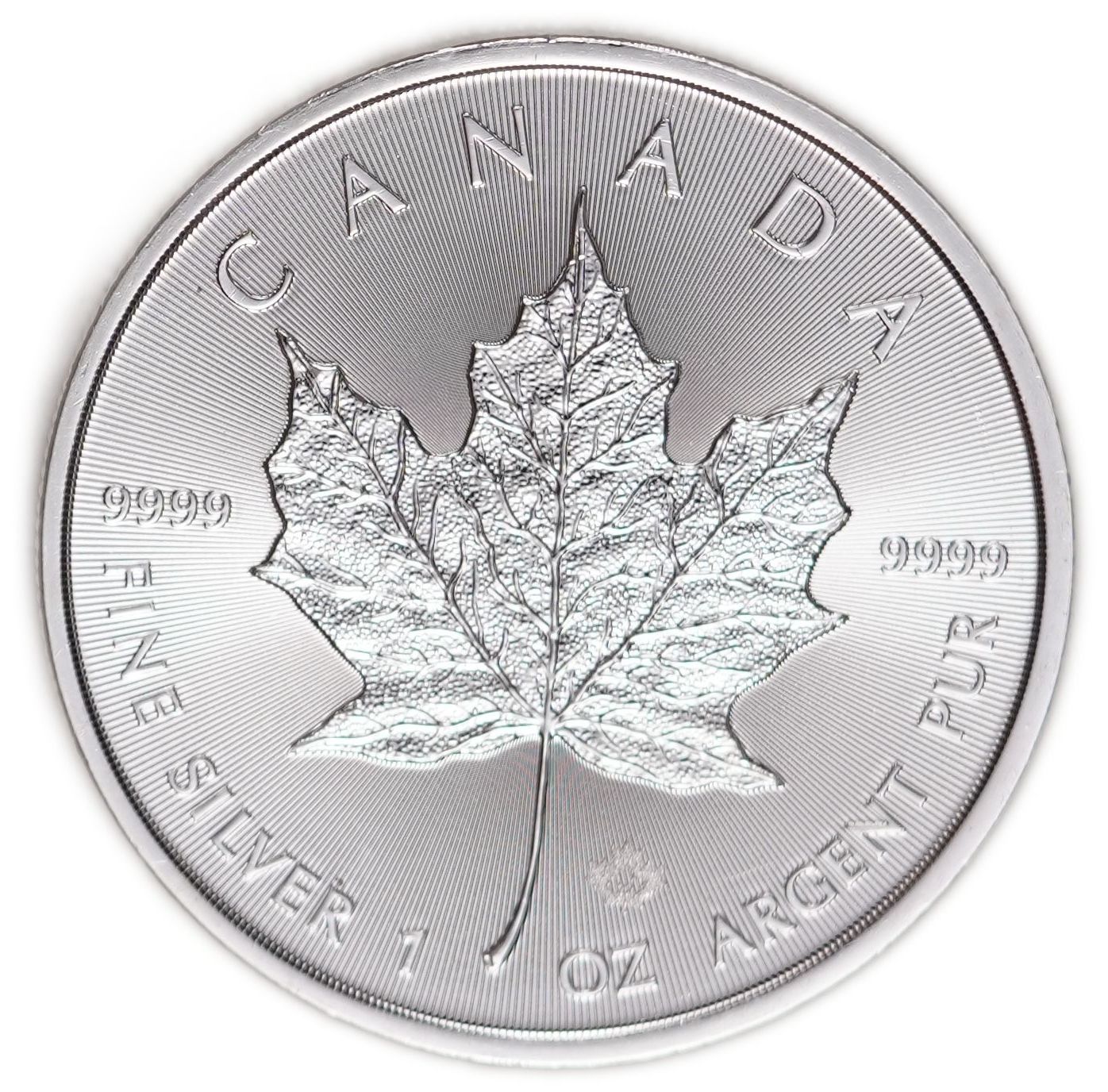Canada - 5 Dollars 2022, Silver Maple Leaf - .9999 Silver, 31.11 g (Approximately 31.1 g of Pure Silver, 1 Ounce) - 1 0