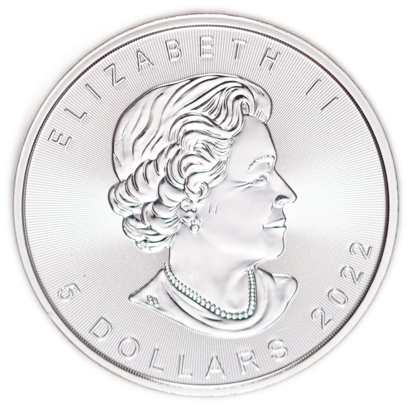 Canada - 5 Dollars 2022, Silver Maple Leaf - .9999 Silver, 31.11 g (Approximately 31.1 g of Pure Silver, 1 Ounce) - 1 1