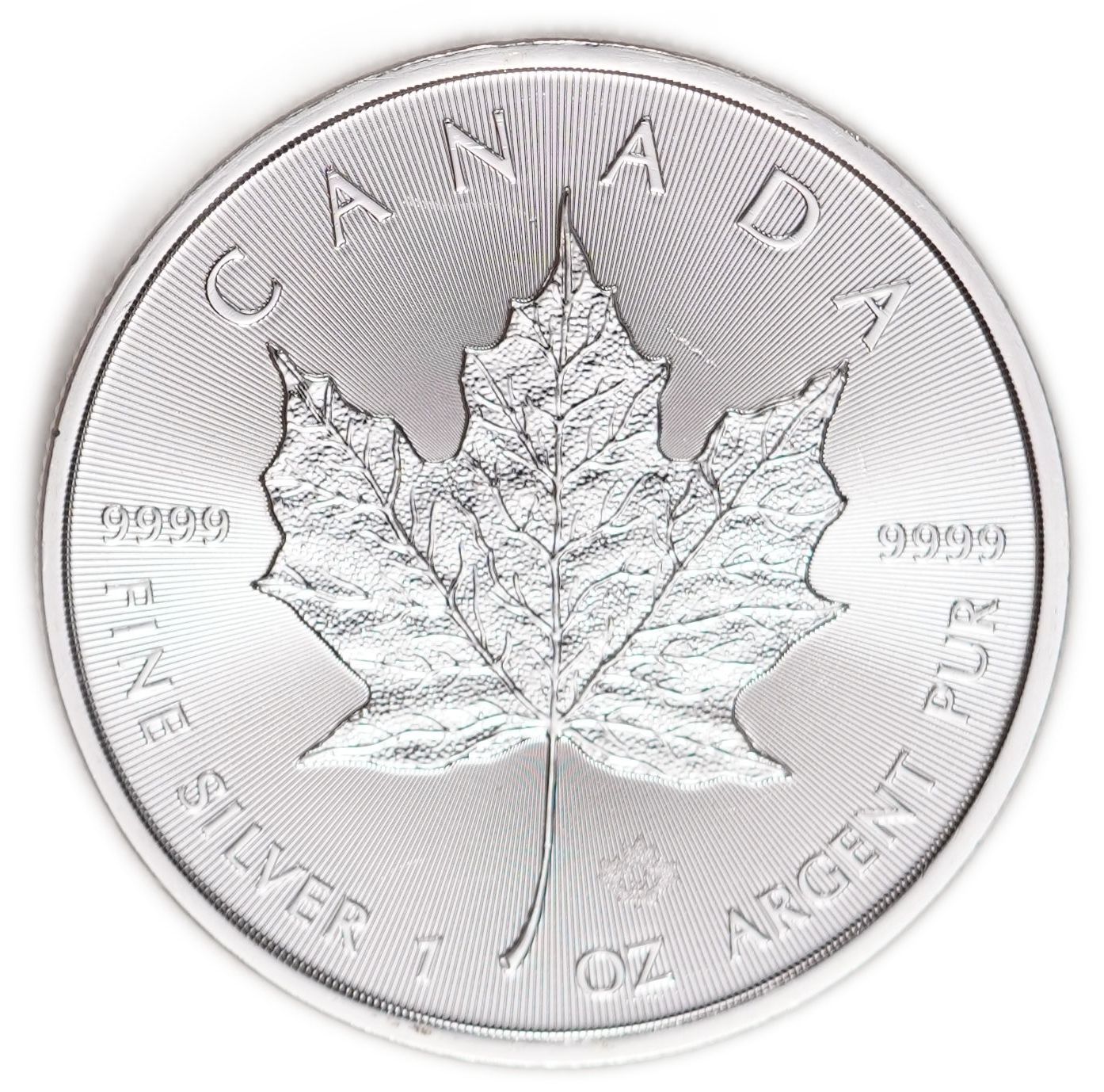 Canada - 5 Dollars 2022, Silver Maple Leaf - .9999 Silver, 31.11 g (Approximately 31.1 g of Pure Silver, 1 Ounce) - 1 0