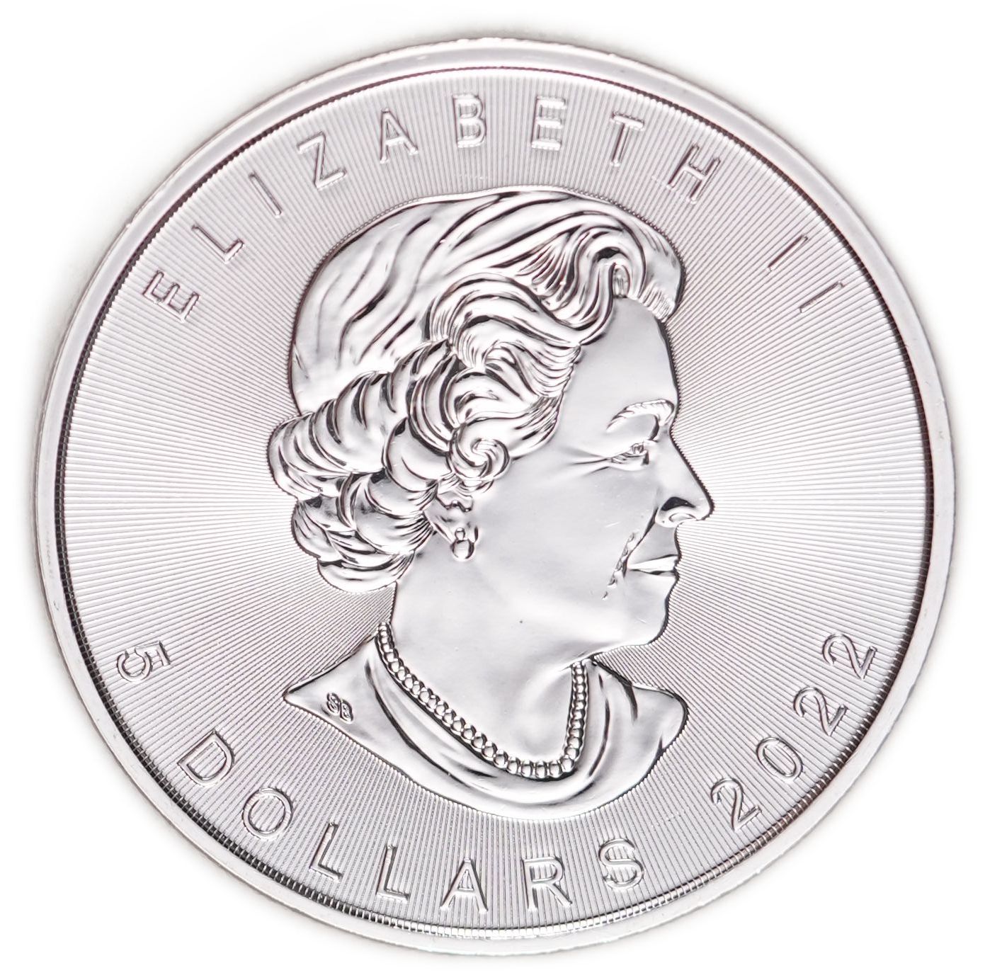 Canada - 5 Dollars 2022, Silver Maple Leaf - .9999 Silver, 31.11 g (Approximately 31.1 g of Pure Silver, 1 Ounce) - 1 1