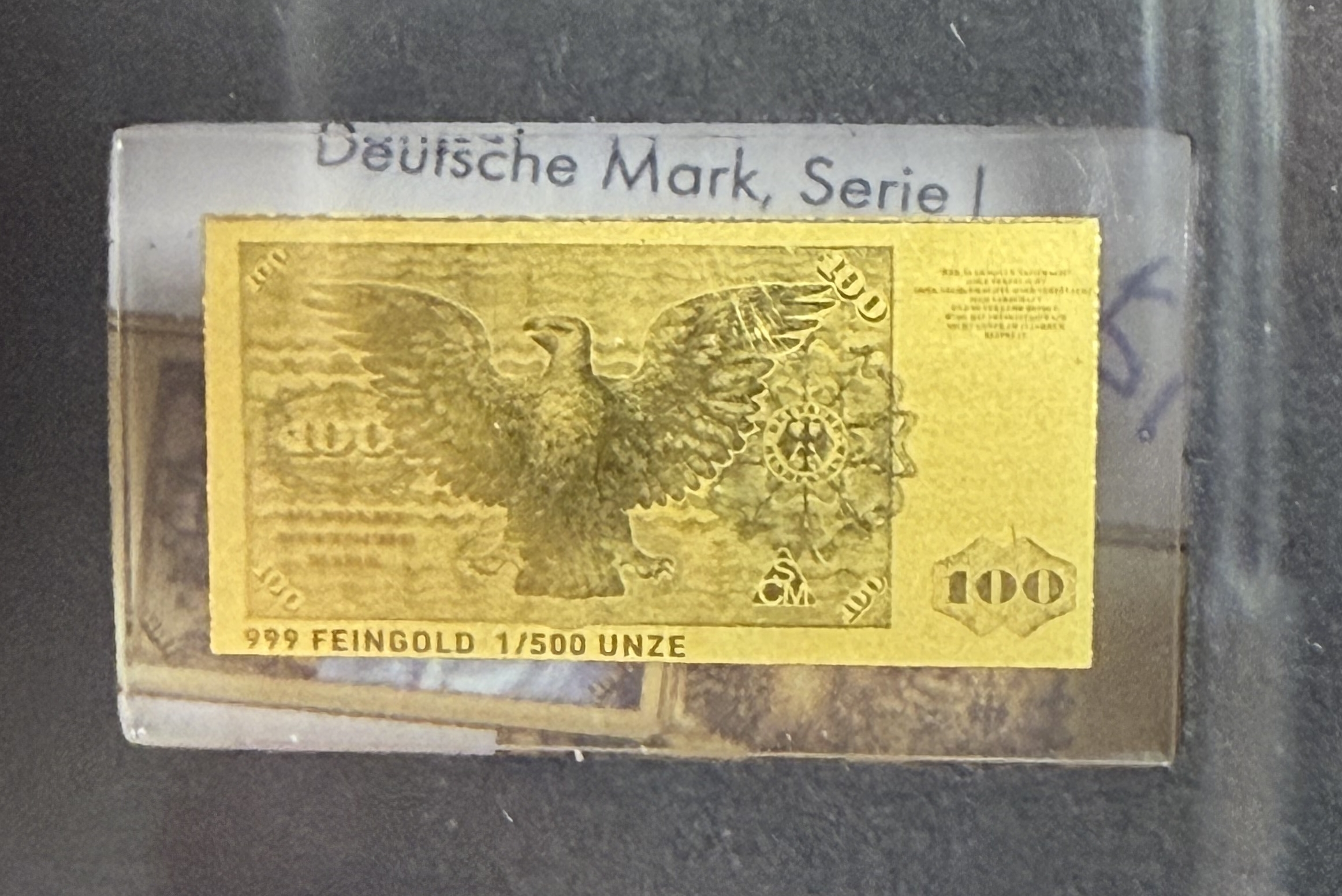 Germany - Set of 12 Miniature Gold Bars - German and Euro Banknotes - .999 Gold, Approx. 0.746g (Approx. 0.746g Net ... - 1 18
