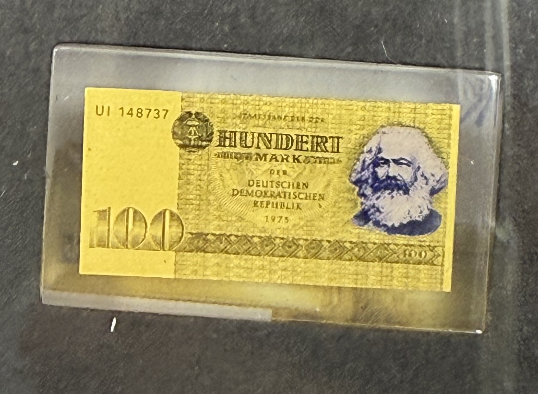 Germany - Set of 12 Miniature Gold Bars - German and Euro Banknotes - .999 Gold, Approx. 0.746g (Approx. 0.746g Net ... - 1 2