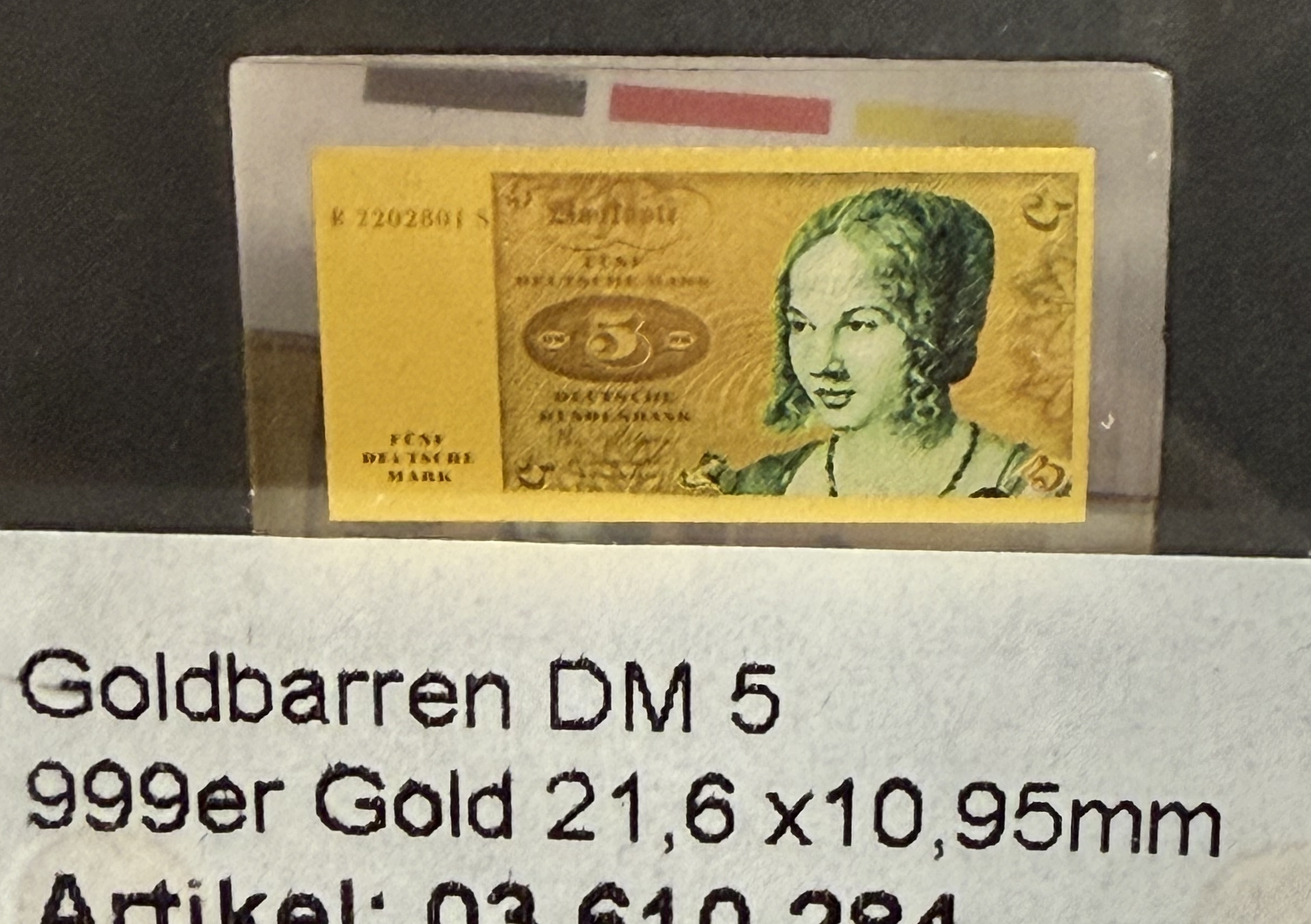 Germany - Set of 12 Miniature Gold Bars - German and Euro Banknotes - .999 Gold, Approx. 0.746g (Approx. 0.746g Net ... - 1 27