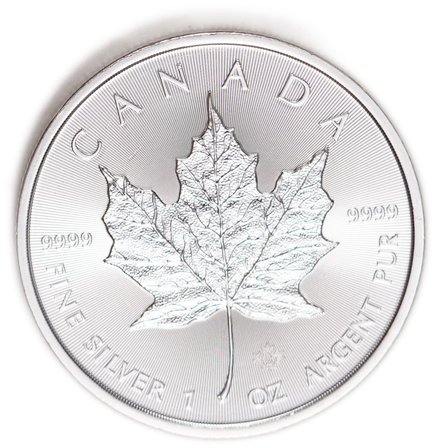Canada - 5 Dollars 2022, Silver Maple Leaf - .9999 Silver, 31.11 g (Approximately 31.1 g of Pure Silver, 1 Ounce) - 1 0