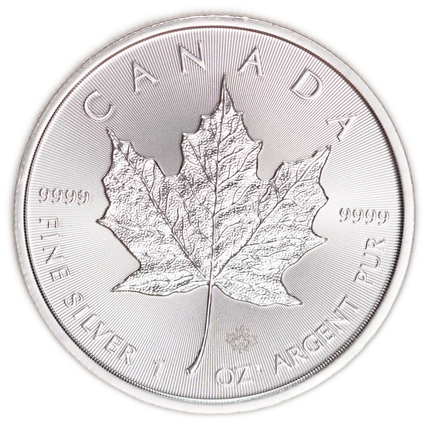 Canada - 5 Dollars 2022, Silver Maple Leaf - .9999 Silver, 31.11 g (Approximately 31.1 g of Pure Silver, 1 Ounce) - 1 0