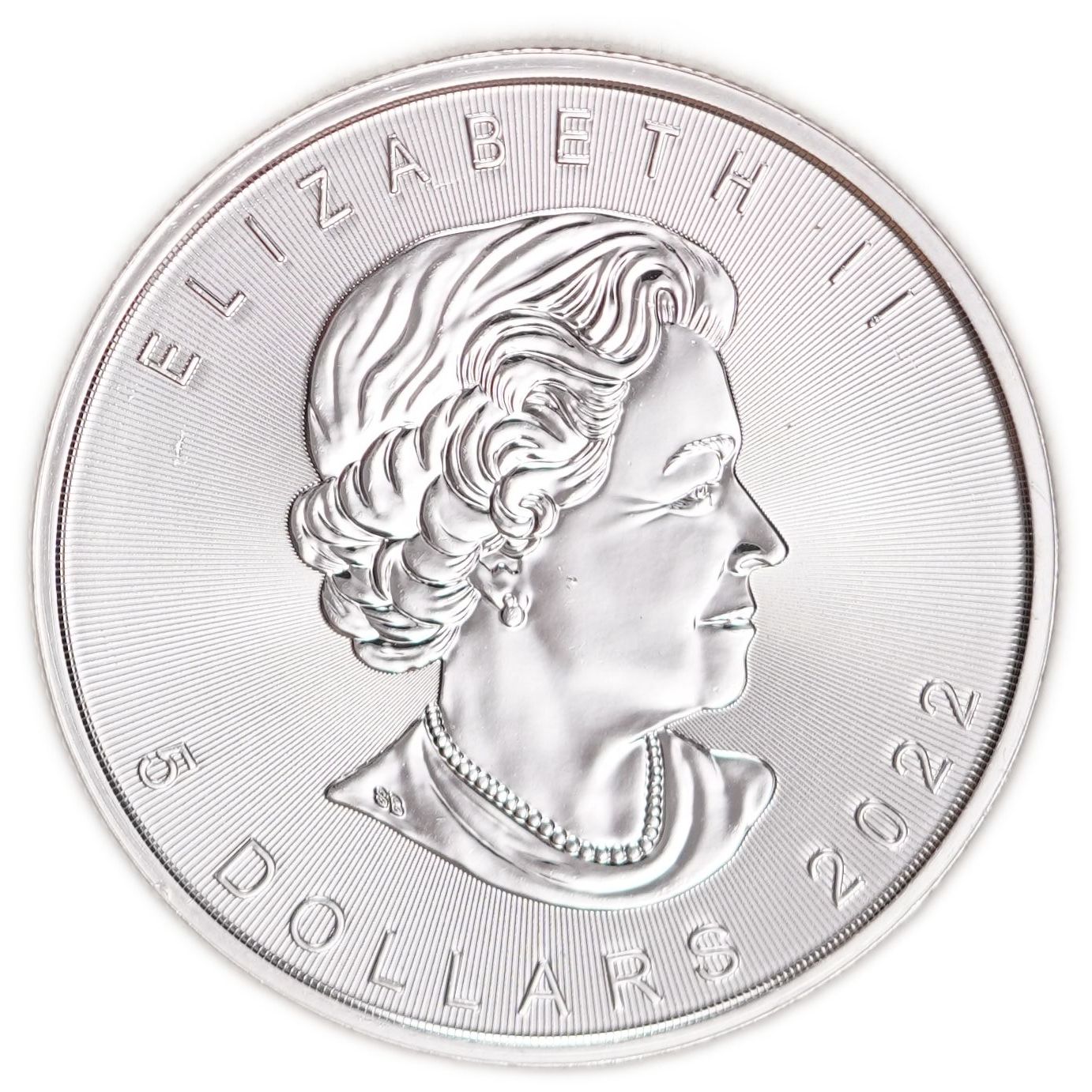 Canada - 5 Dollars 2022, Silver Maple Leaf - .9999 Silver, 31.11 g (Approximately 31.1 g of Pure Silver, 1 Ounce) - 1 1
