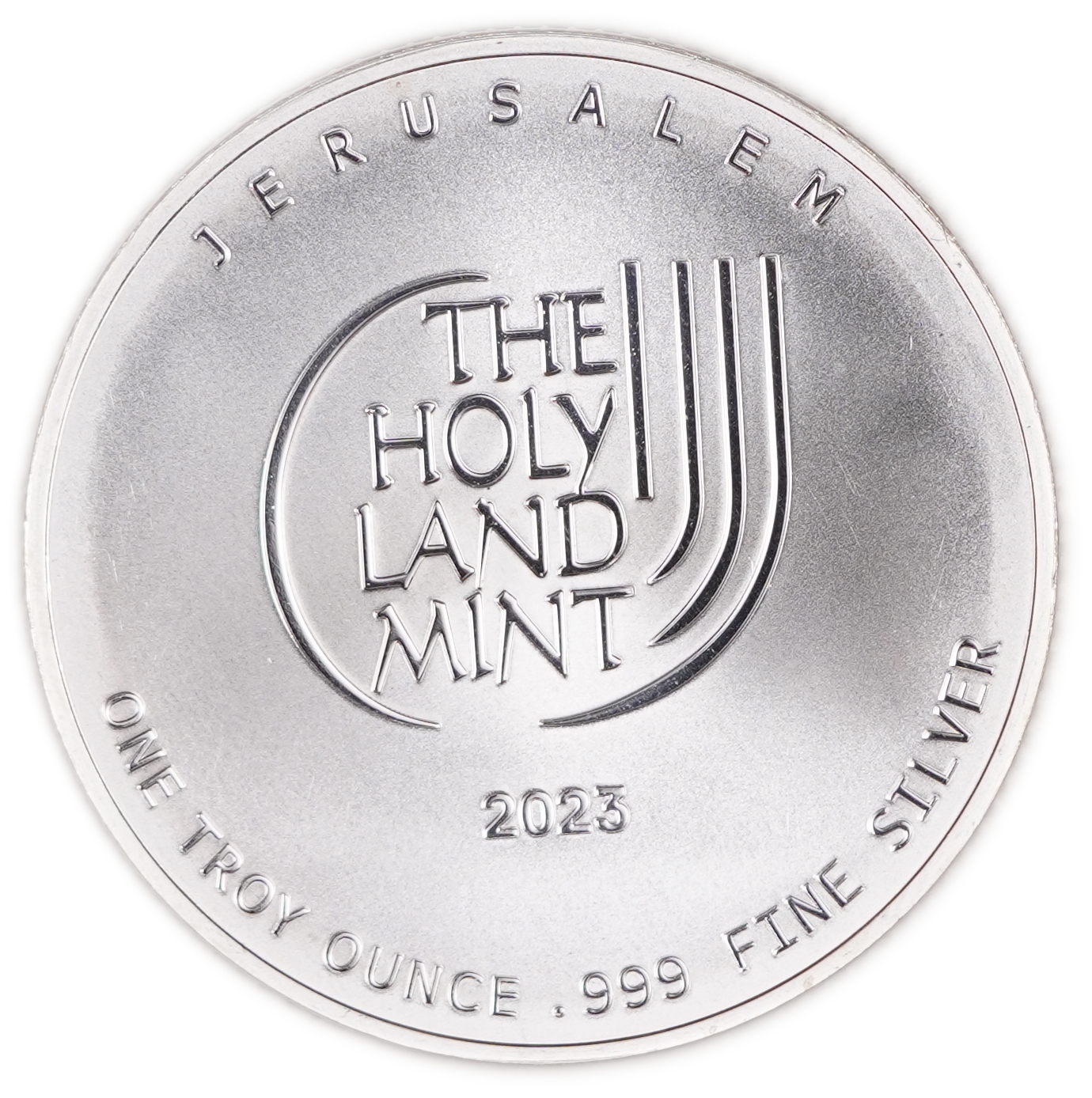 Israel - 2023 Silver Medal, Israel's 75th Anniversary - The Holy Land Mint - .999 Silver, One Ounce (Approximately ... - 1 1