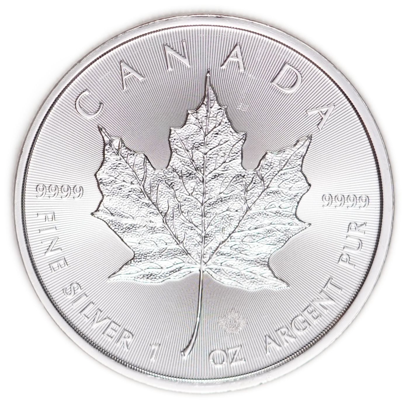 Canada - 5 Dollars 2022, Silver Maple Leaf - .9999 Silver, 31.11 g (Approximately 31.1 g of Pure Silver, 1 Ounce) - 1 0